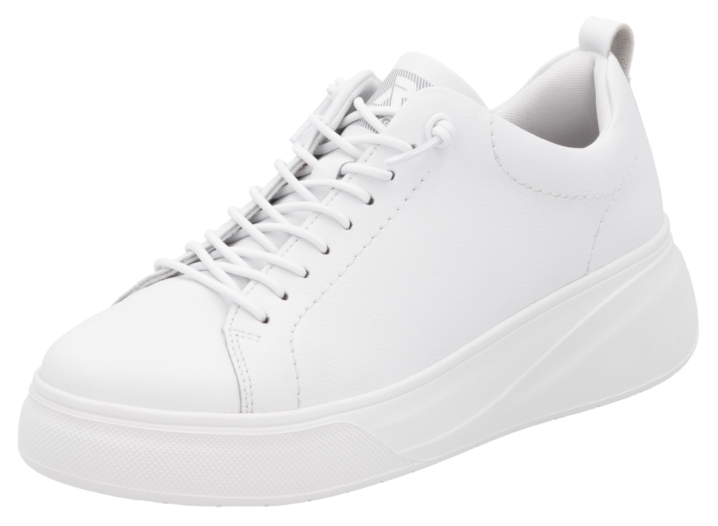 Image of Rieker Plateausneaker, Freizeitschuh, Halbschuh, Schnürschuh mit Schaftrandpolsterung