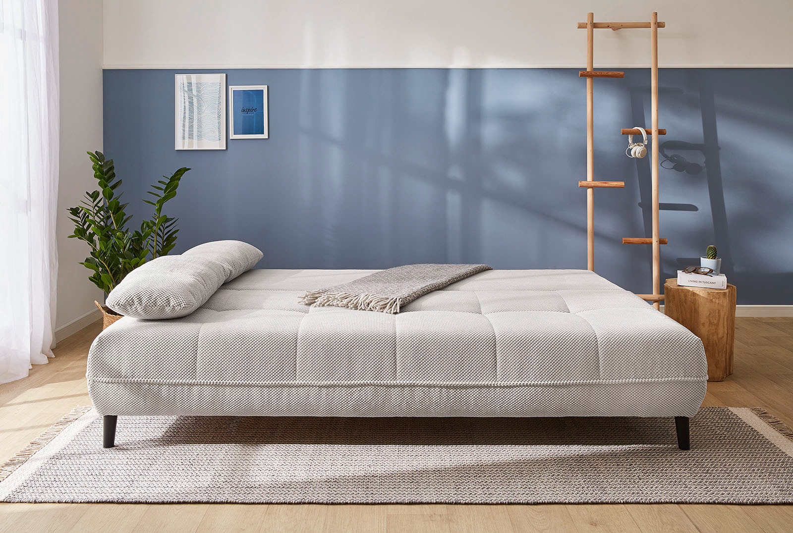 Jockenhöfer Gruppe Schlafsofa "Til, B: 206 cm, Liegefl. 140x200 cm" mit Schlaffunktion & Bettkasten