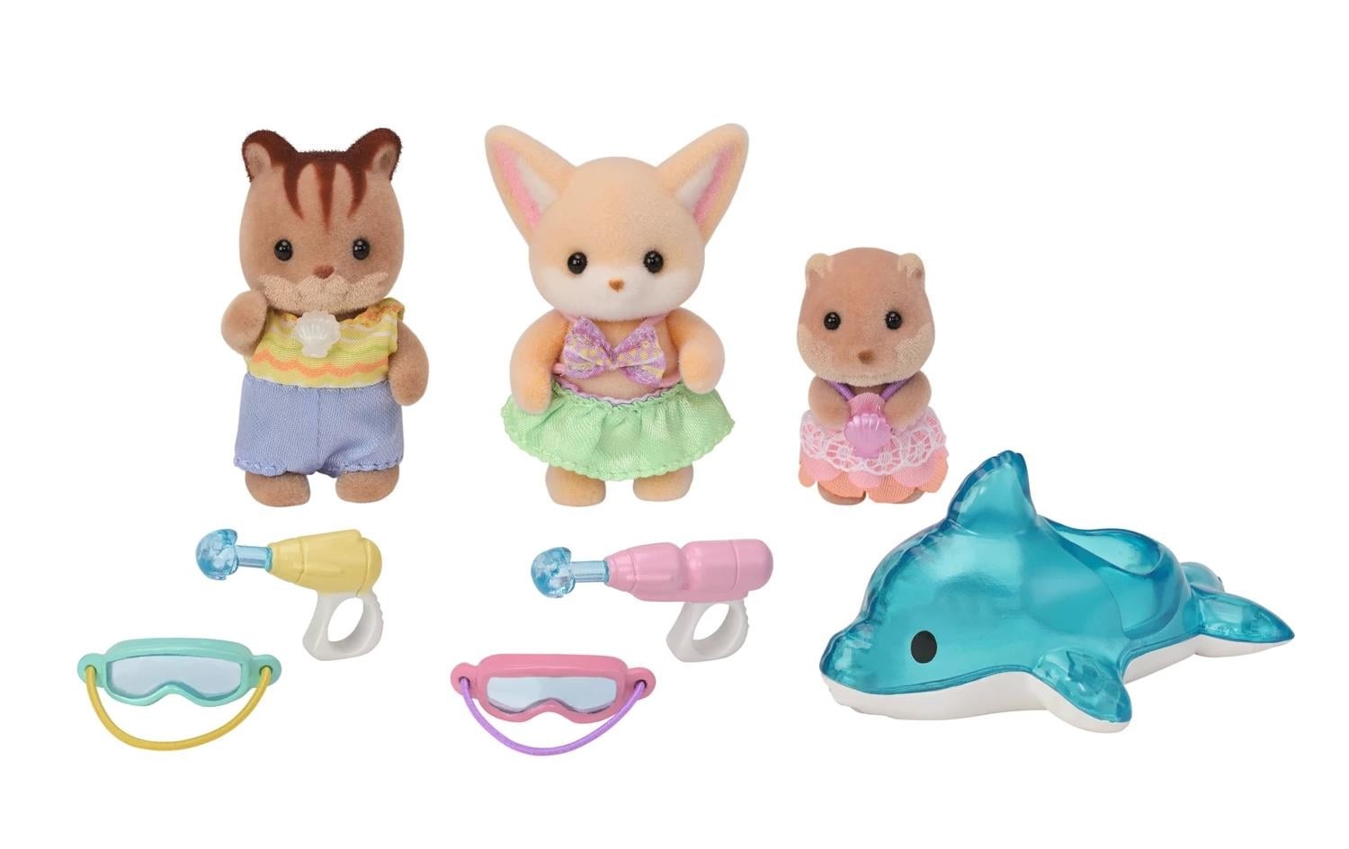 Image of Sylvanian Families Spielfigur "Erlebniskindergarten Freunde Poolspass"