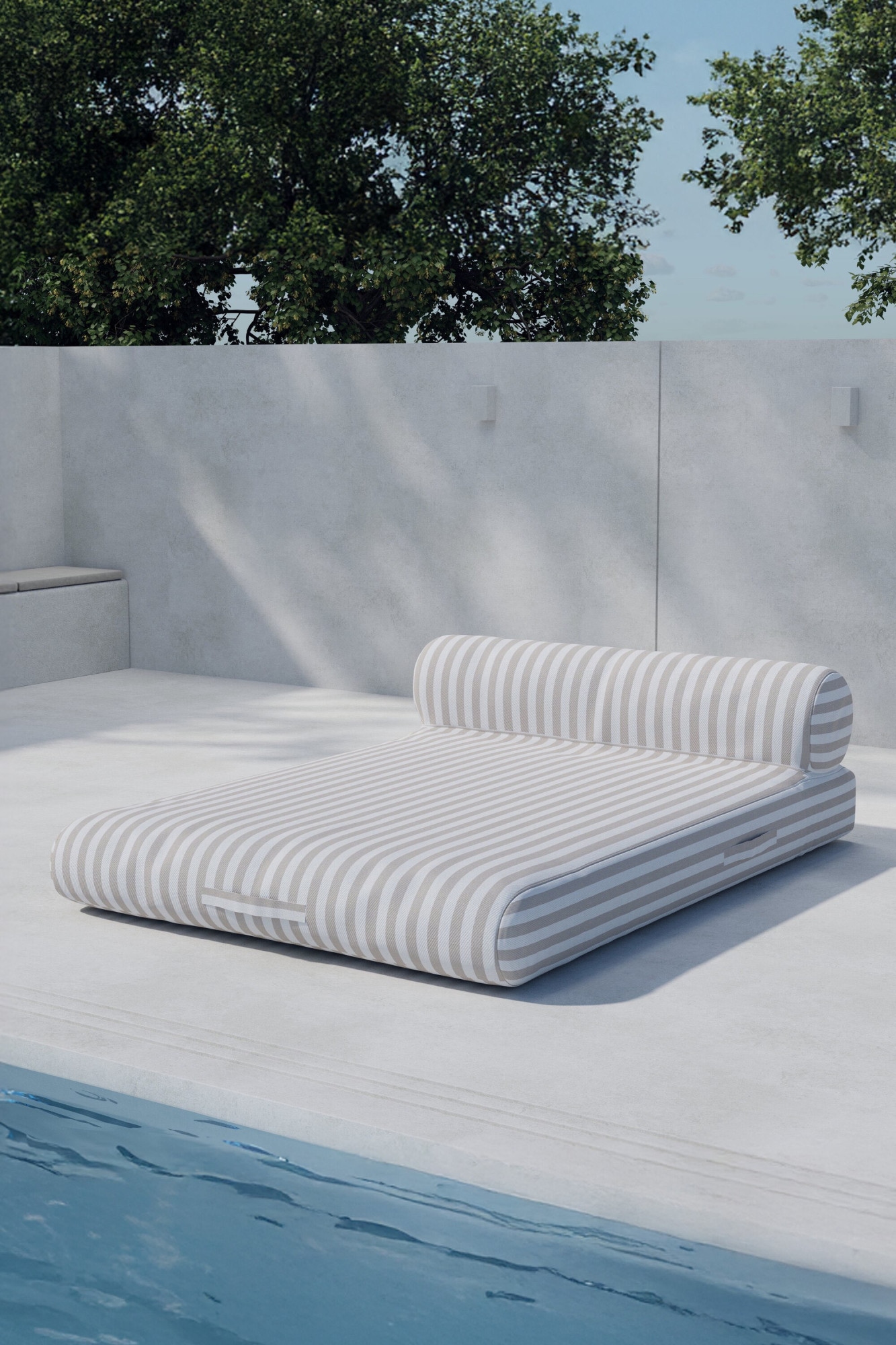 Image of Venture Home Chillkissen "Redang, flexibles Loungekissen für entspannte Outdoor-Momente" Sonnenliege minimalistisch, Stoffbezug, outdoor-geeignet, leicht