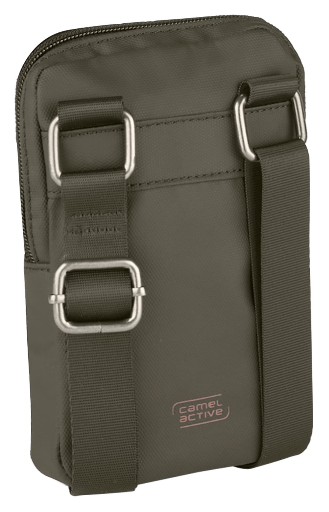 camel active Handytasche »Explore«, wasserabweisendes recyceltes Nylon und reflektierende Reissverschlüsse