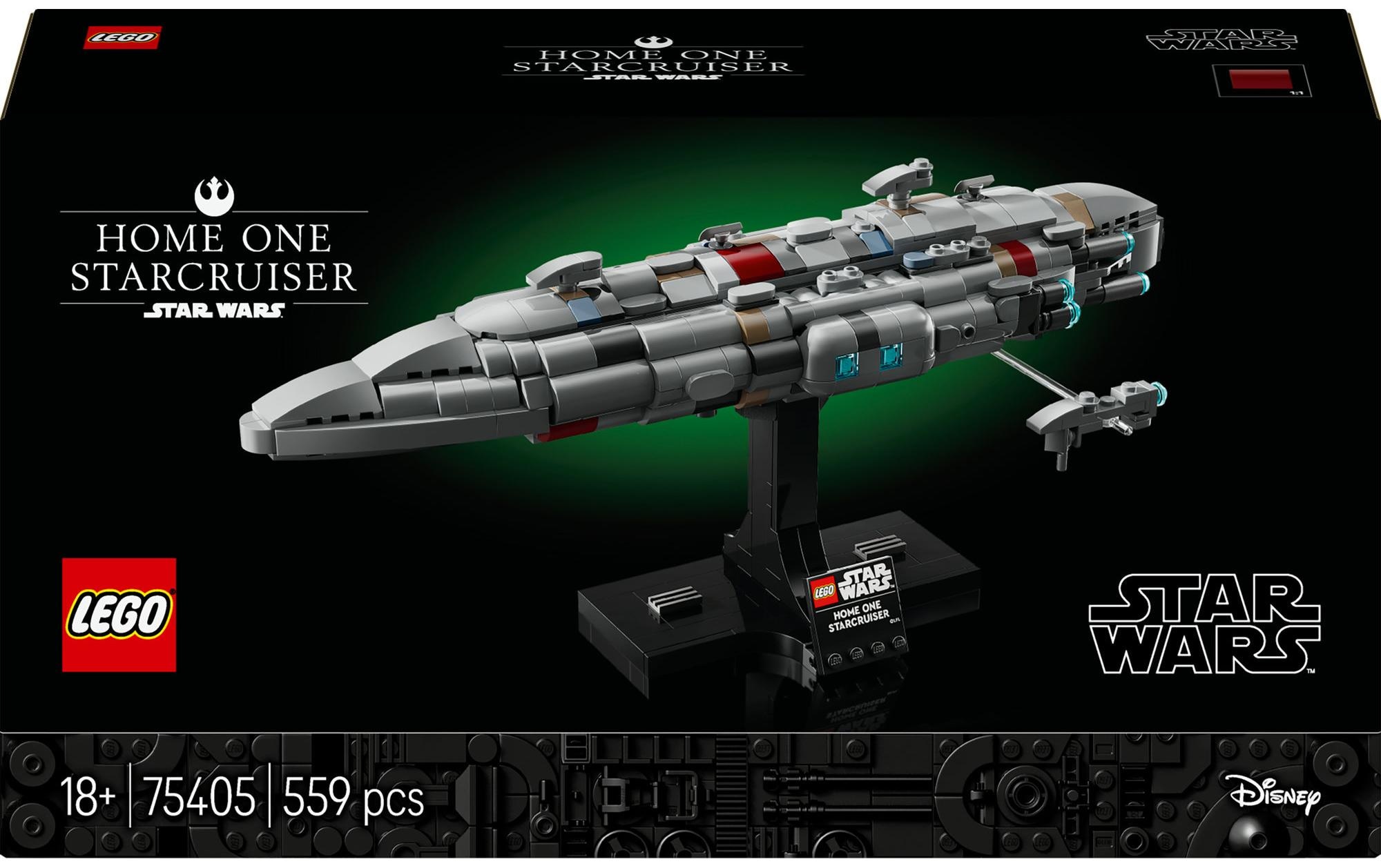 LEGO® Spielbausteine »Star Wars Home One Starcruiser 75405«, (559 St.)