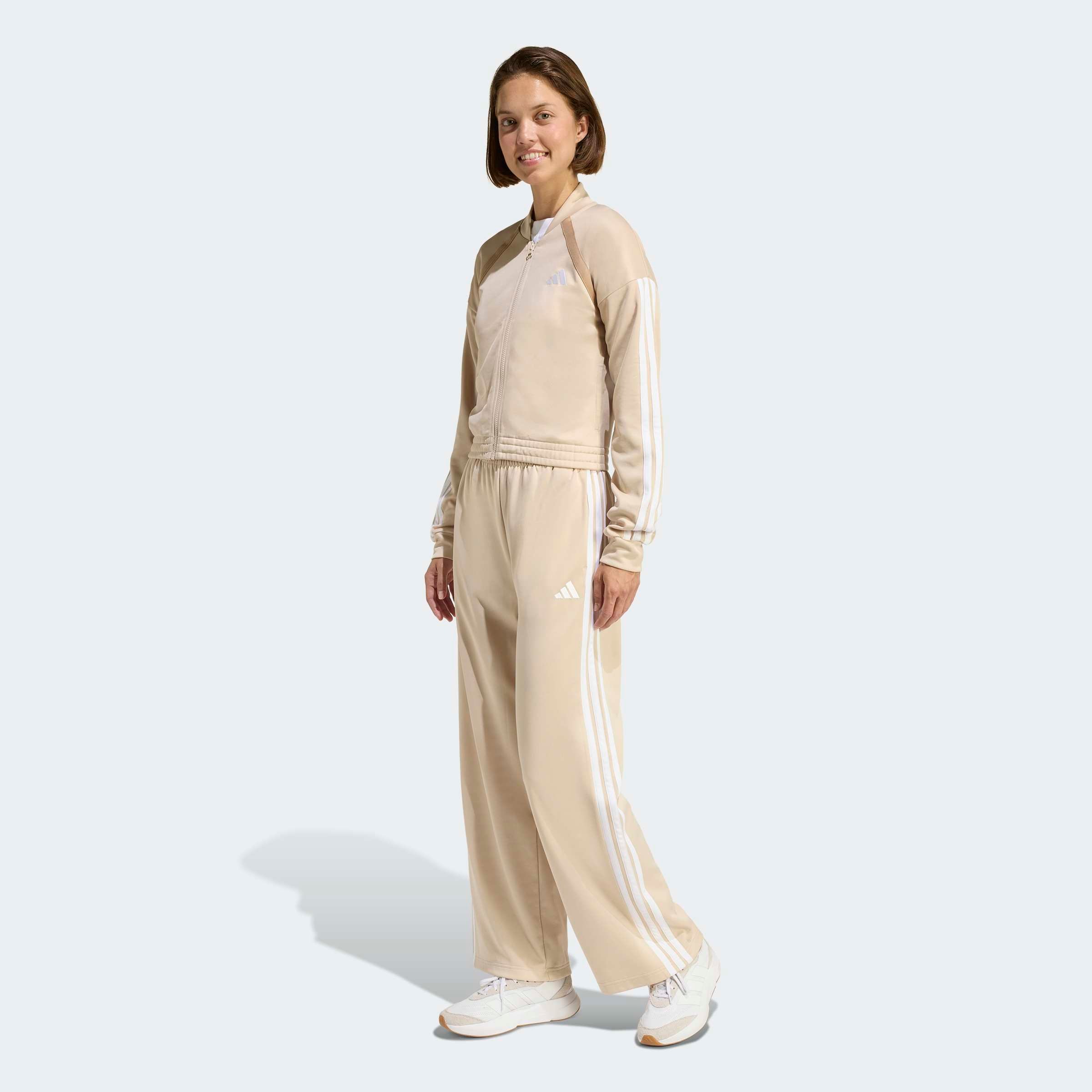 adidas Sportswear Combinaison d'entraînement »W TEAMSPORT TS« 2 pièces Jacke schmal geschnitten; Hose regulär geschnitten, hoher Bund