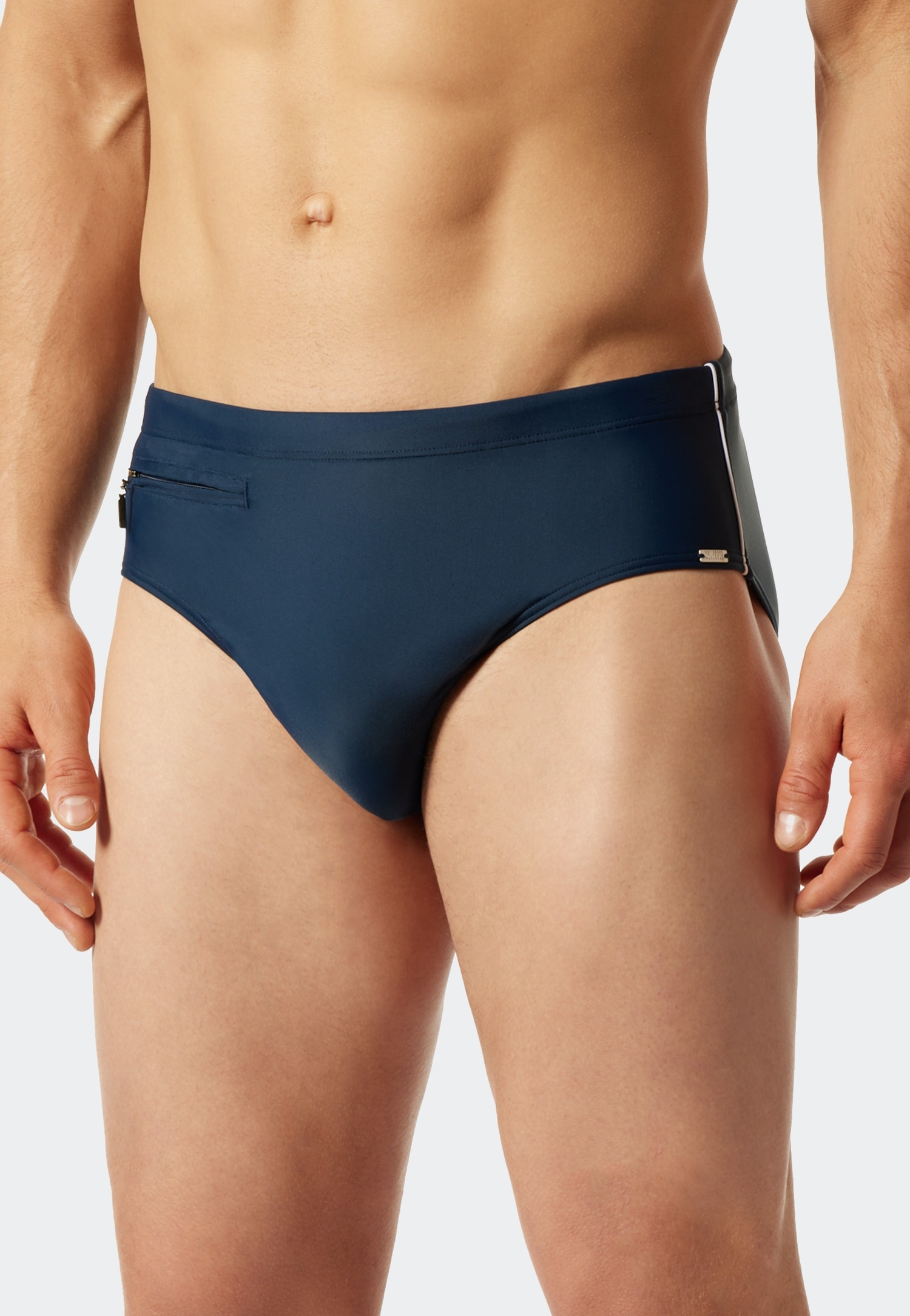 Badeslip »"Nautical Casual"«, mit extra flacher Reissverschlusstasche