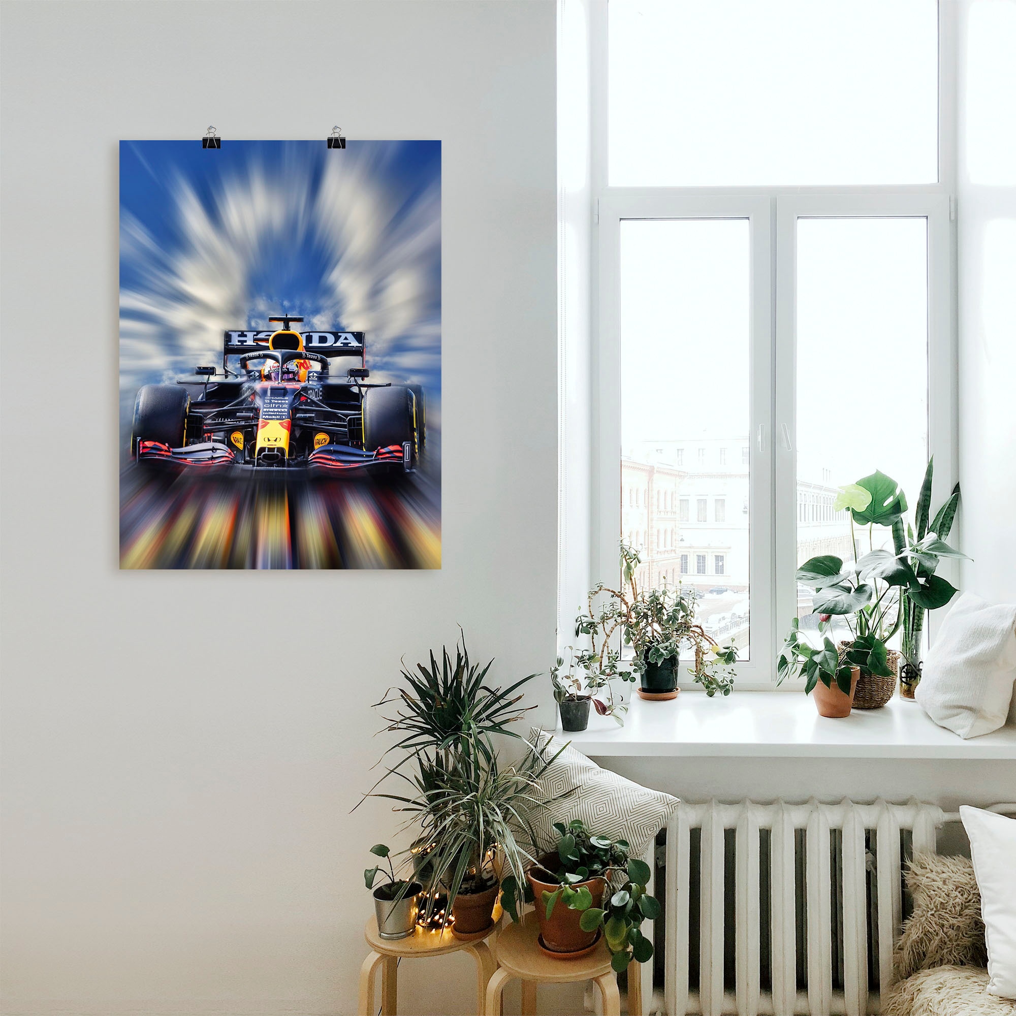 Artland Wandbild »Max Verstappen confortablement Alubild, Weltmeister der oder Wandaufkleber - Leinwandbild, in St.), acheter als versch. Auto, Formel1«, Grössen Poster (1