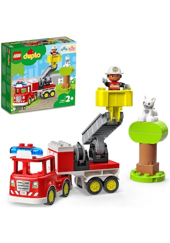 Konstruktionsspielsteine »Feuerwehrauto (10969), LEGO® DUPLO«, (21 St.), mit Sirene...