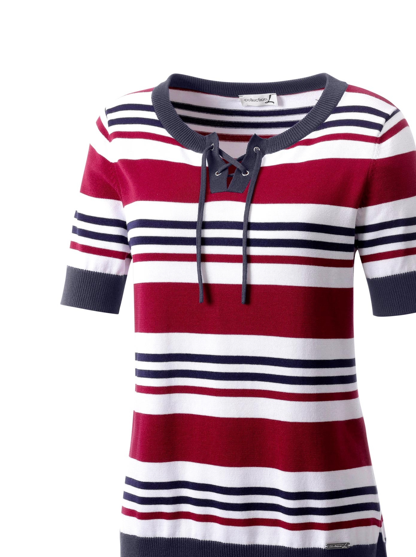 Image of Casual Looks Kurzarmpullover »Rundhals-Pullover« bei Ackermann Versand Schweiz