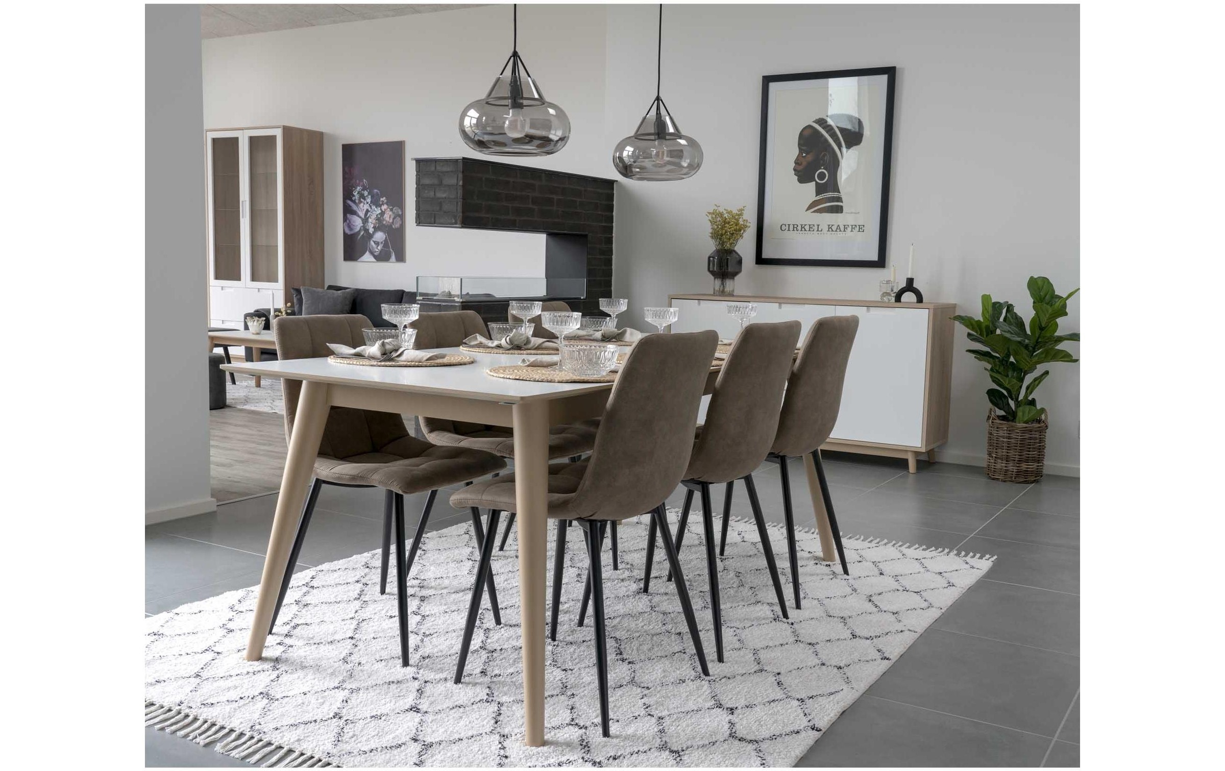 House Nordic Stuhl »House Nordic Stuhl Middelfart 2er-Set«