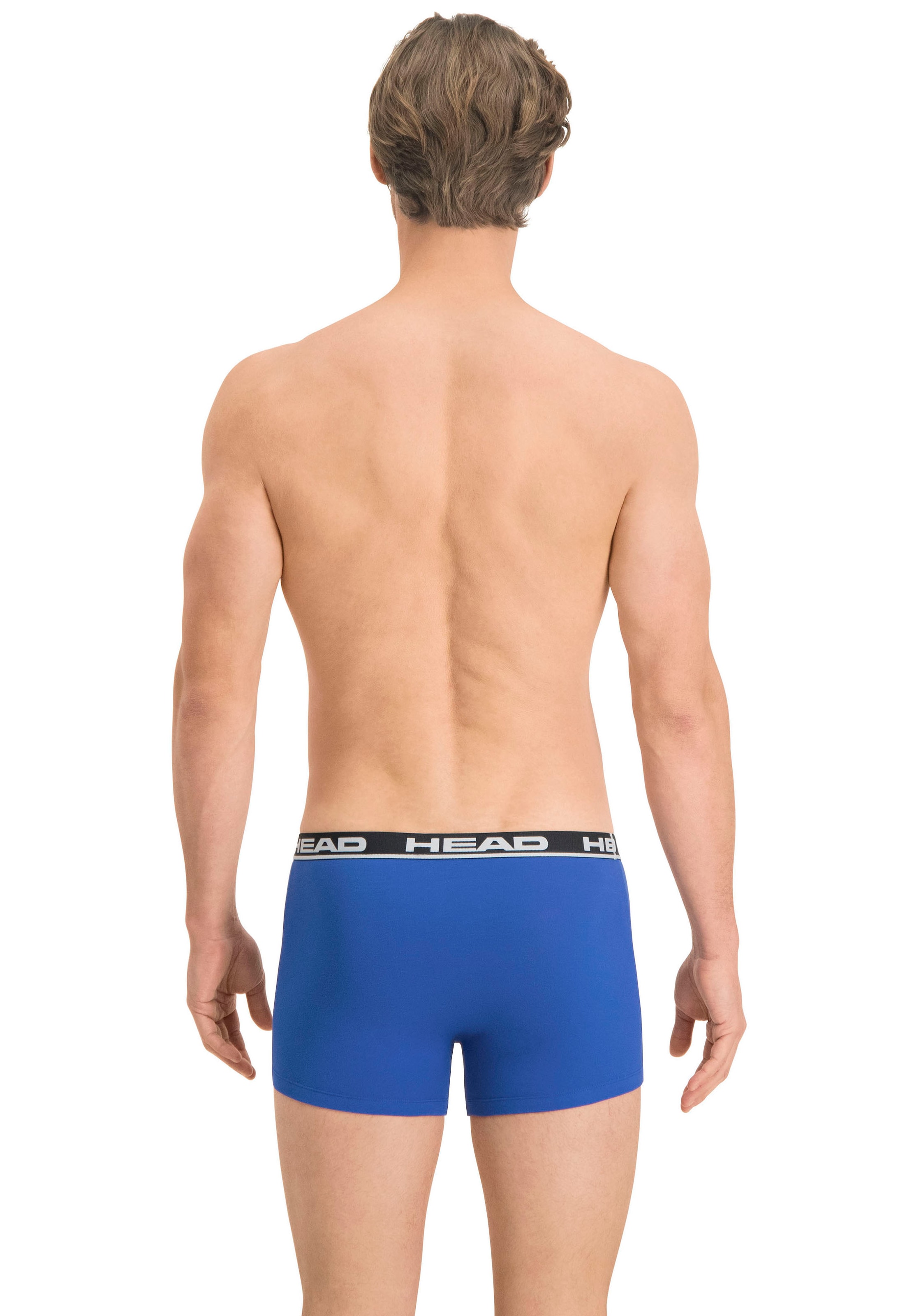 Head Boxershorts »HEAD BASIC BOXER 2P«, (2er Pack), mit elastischem Logobund