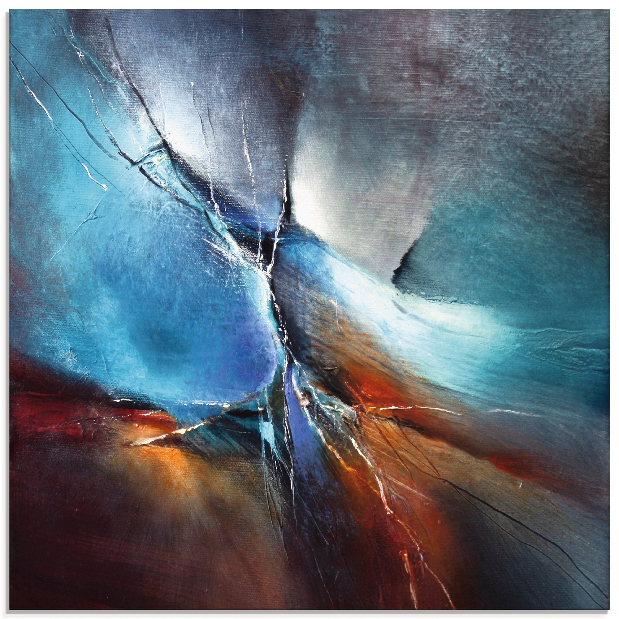 Image of Artland Glasbild »Frühling im Eistobel«, Muster, (1 St.) bei Ackermann Versand Schweiz