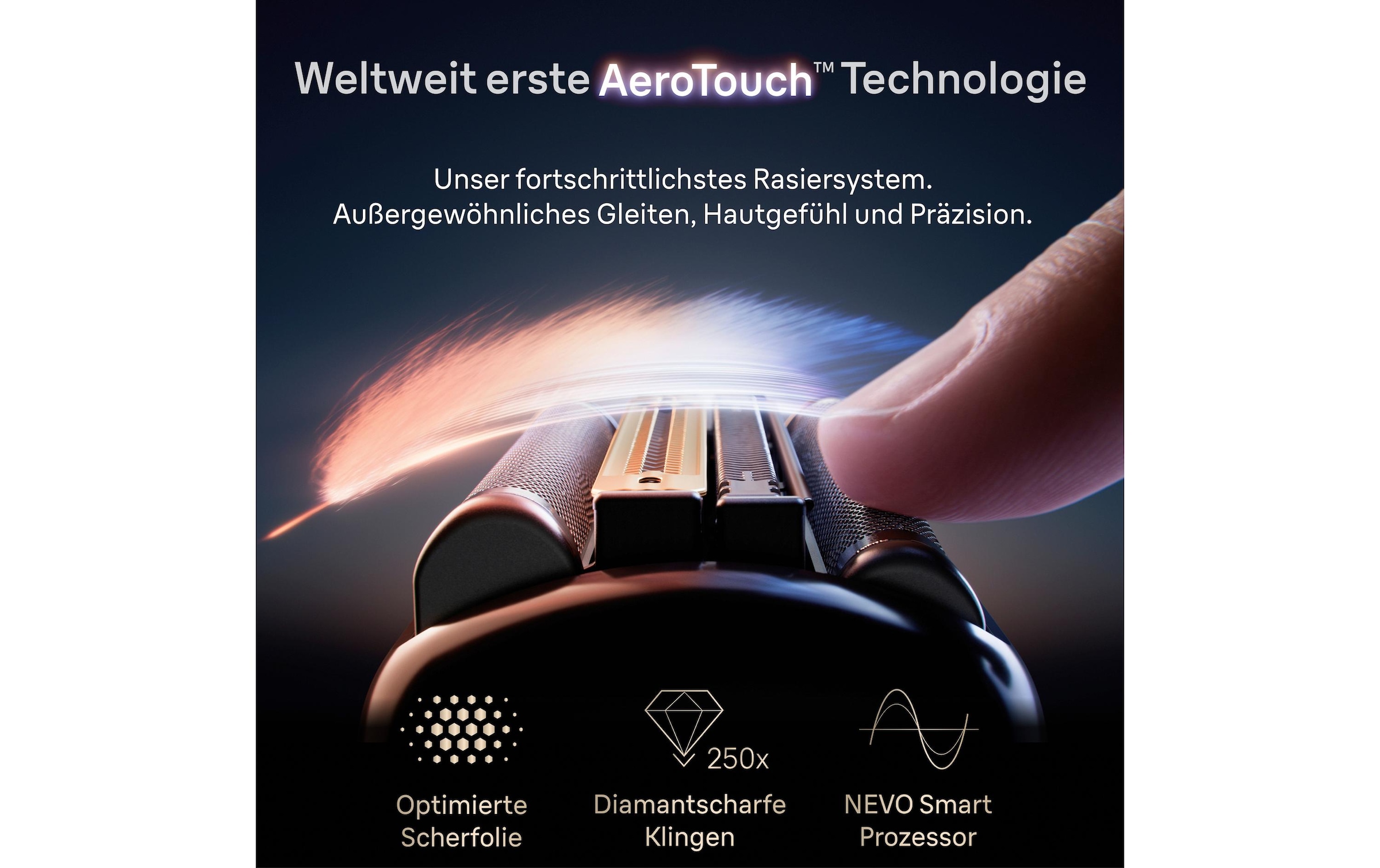 Braun Rasoirs électriques »NEVO 15000cc« station de nettoyage SmartClean Plus Tondeuse de précision intégrée AeroTouch, écran intelligent, système de soin 7-en-1, étui de voyage, argent