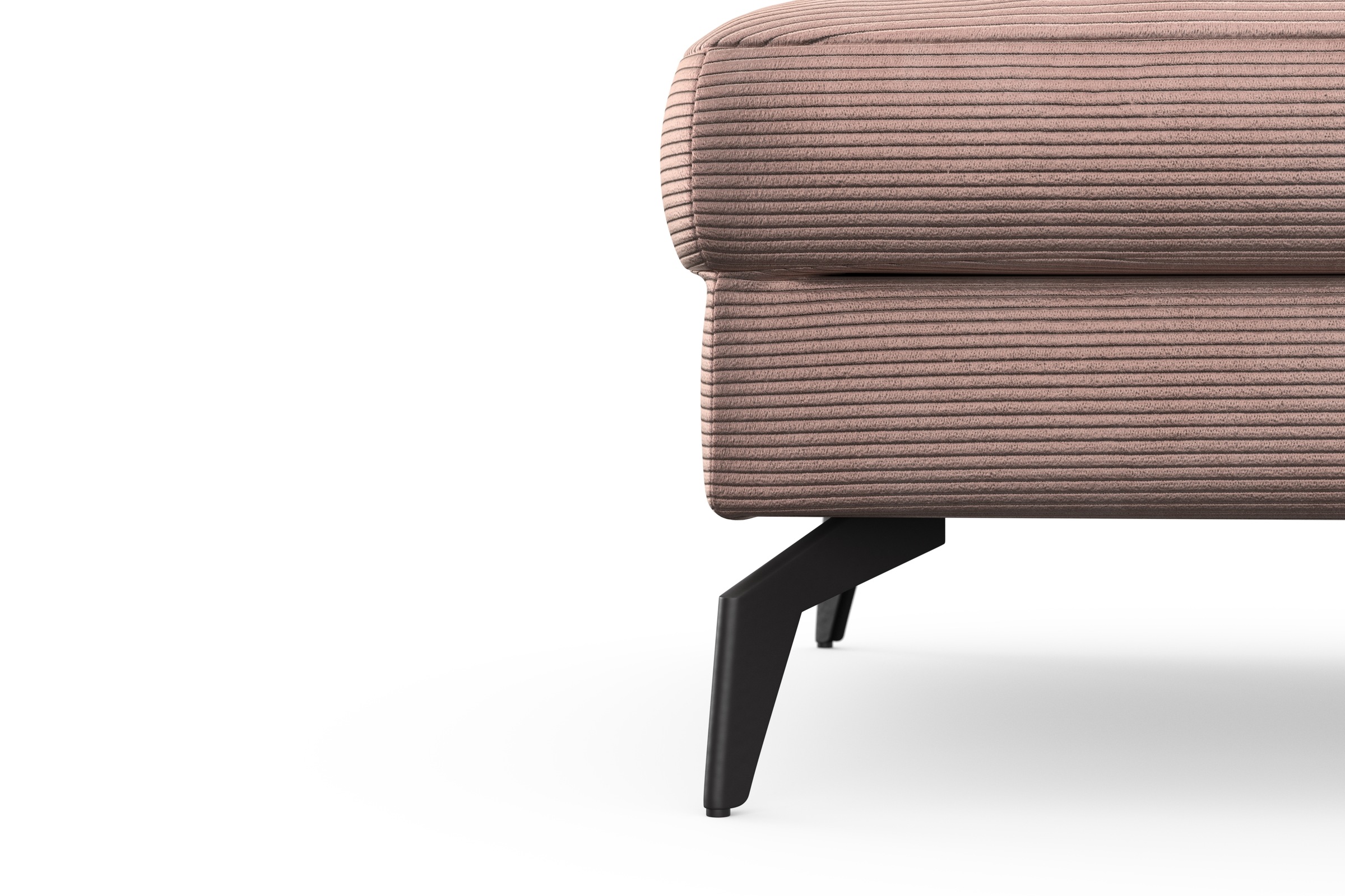 sit&more Polsterhocker »Cabana« mit stylischen Metallfüssen