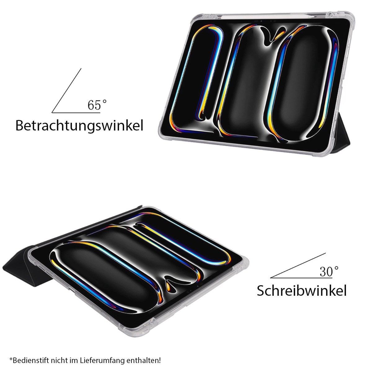 PEDEA Tablet-Hülle »Folio Trifold Case für Apple iPad Pro 13 (M4 24)«, Backcover, Schutzhülle, Tabletschutzhülle, Case, Schutzcase, stossfest