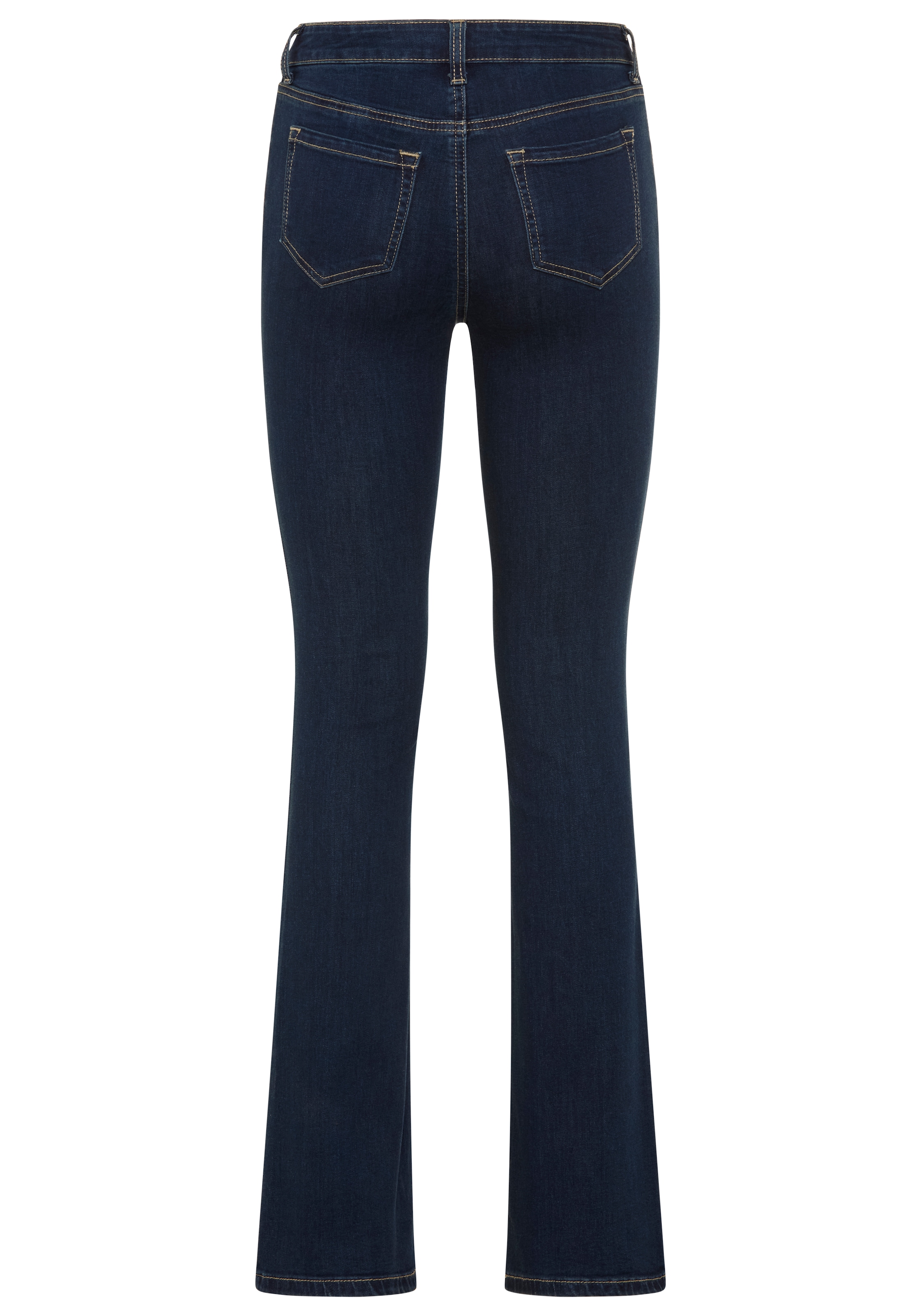 Arizona Jeans bootcut »Ultra-Stretch« coupe normale, baby bootcut, lavage effet usé