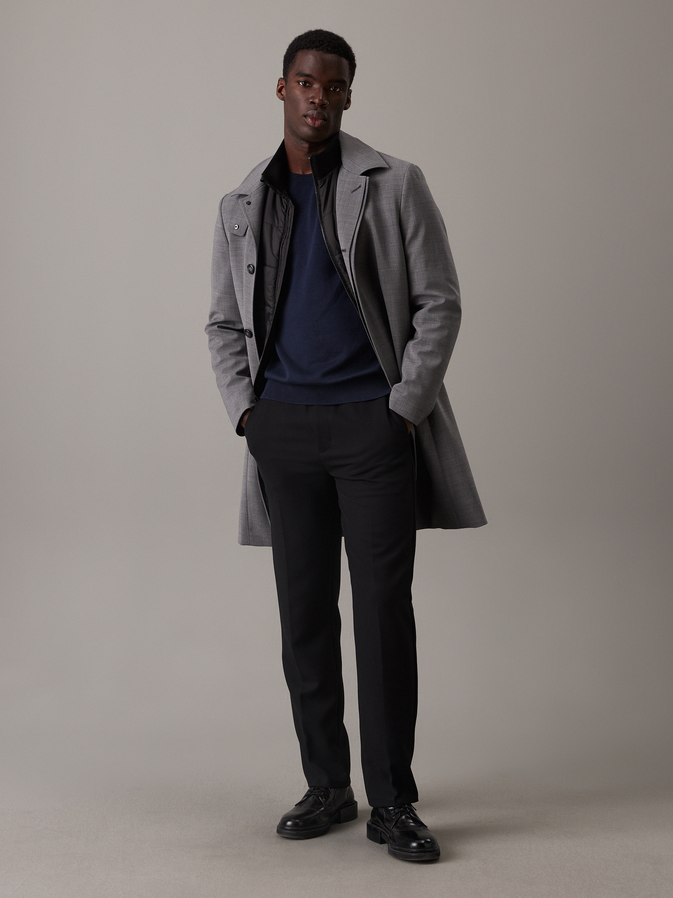 Calvin Klein Strickpullover »LS SUPIMA COTTON CREW 14GG«, Mit Rundhalsausschnitt