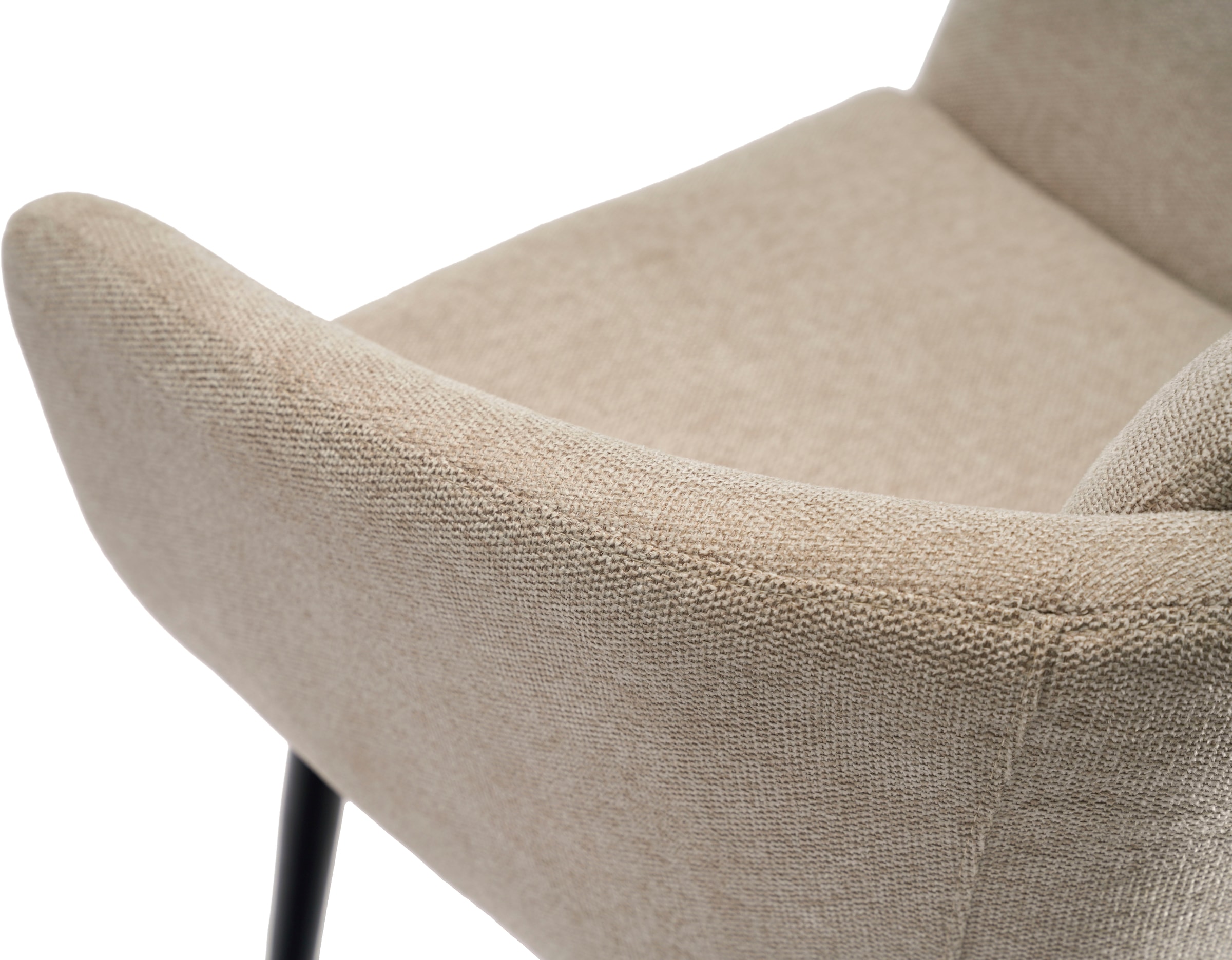 LeGer Home by Lena Gercke Chaise de salle à manger »Fleur« (Set) 2 cuisStrukturstoff, ergonomisches Design, gesteppte Rückenlehne