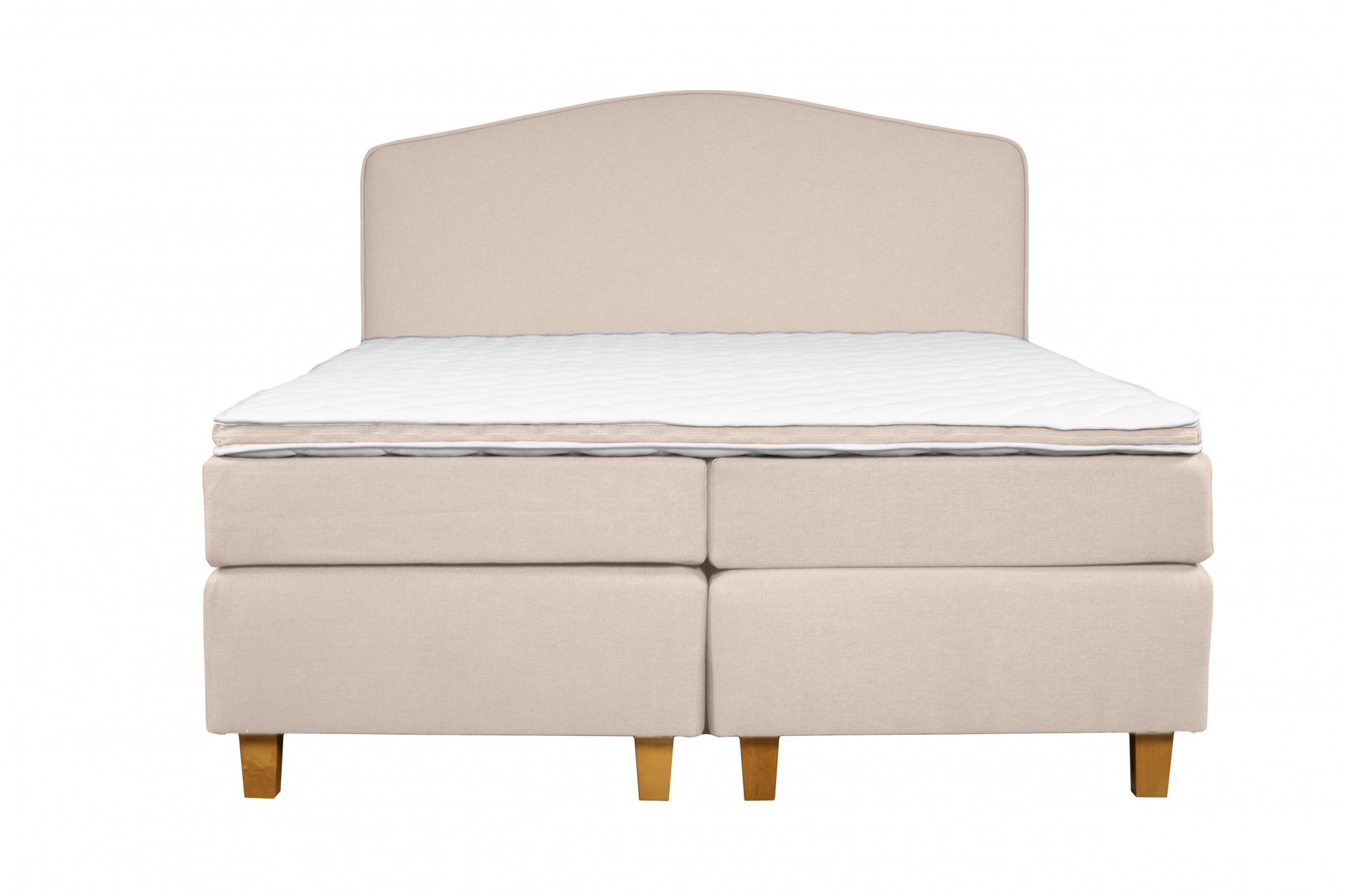 INOSIGN Boxspringbett »Jalma« Füsse aus massiver Birke ; Inkl. Topper