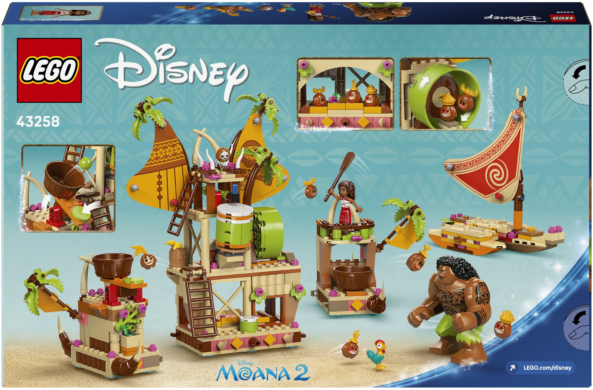 LEGO® Pions de construction »Kakamora-Barge (43258), LEGO Disney Princess« Made in Europe