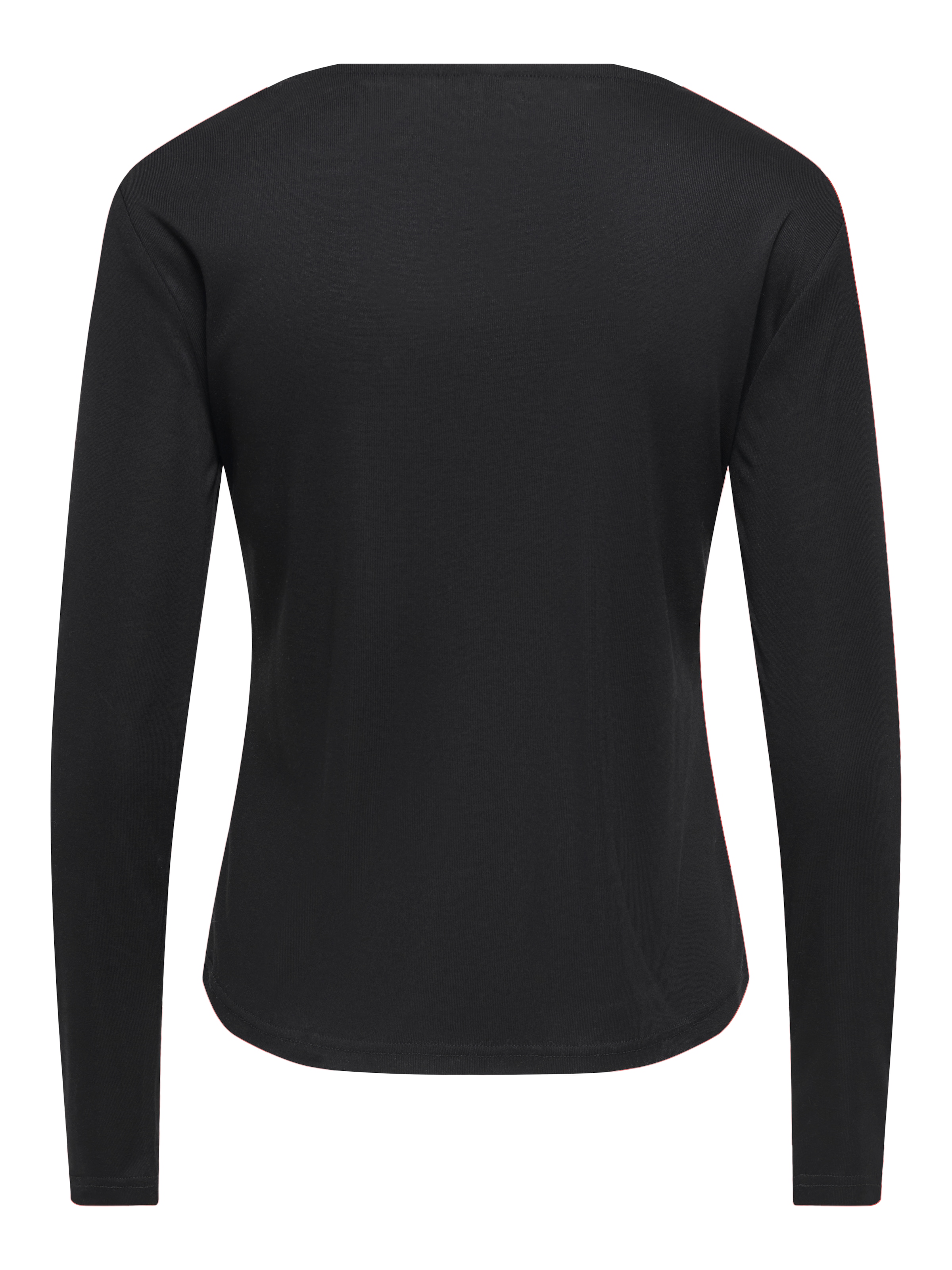 ONLY T-shirt à manches longues »ONLIDA L/S V NECK LACE TOP CS JRS« mélange viscose, coupe régulière