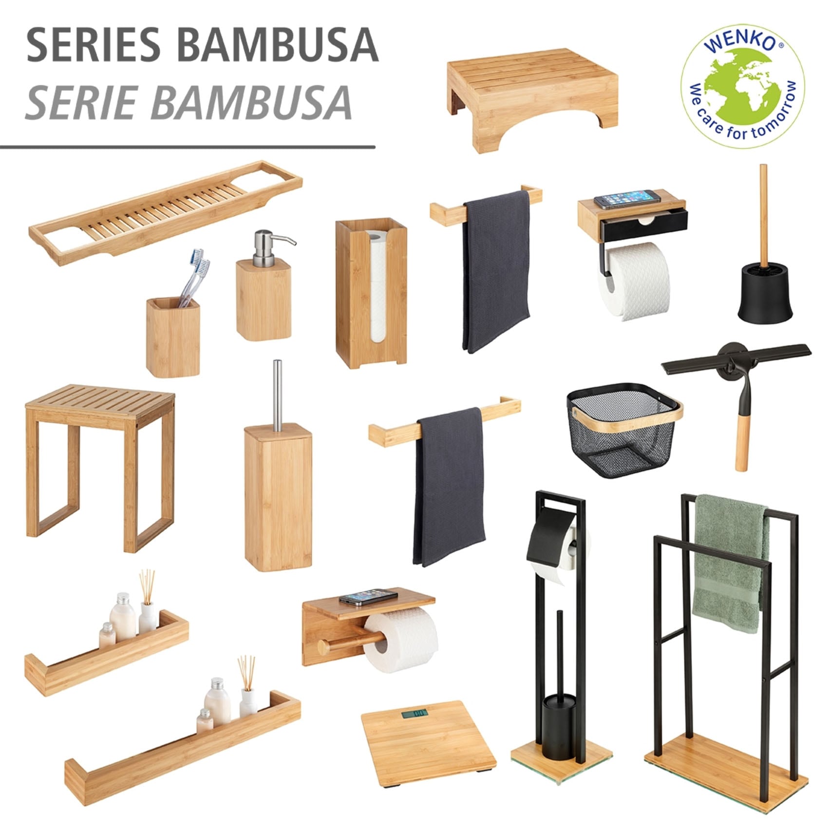 WENKO Porte-serviettes »Bambusa« LxPxH : 40x5x9 cm