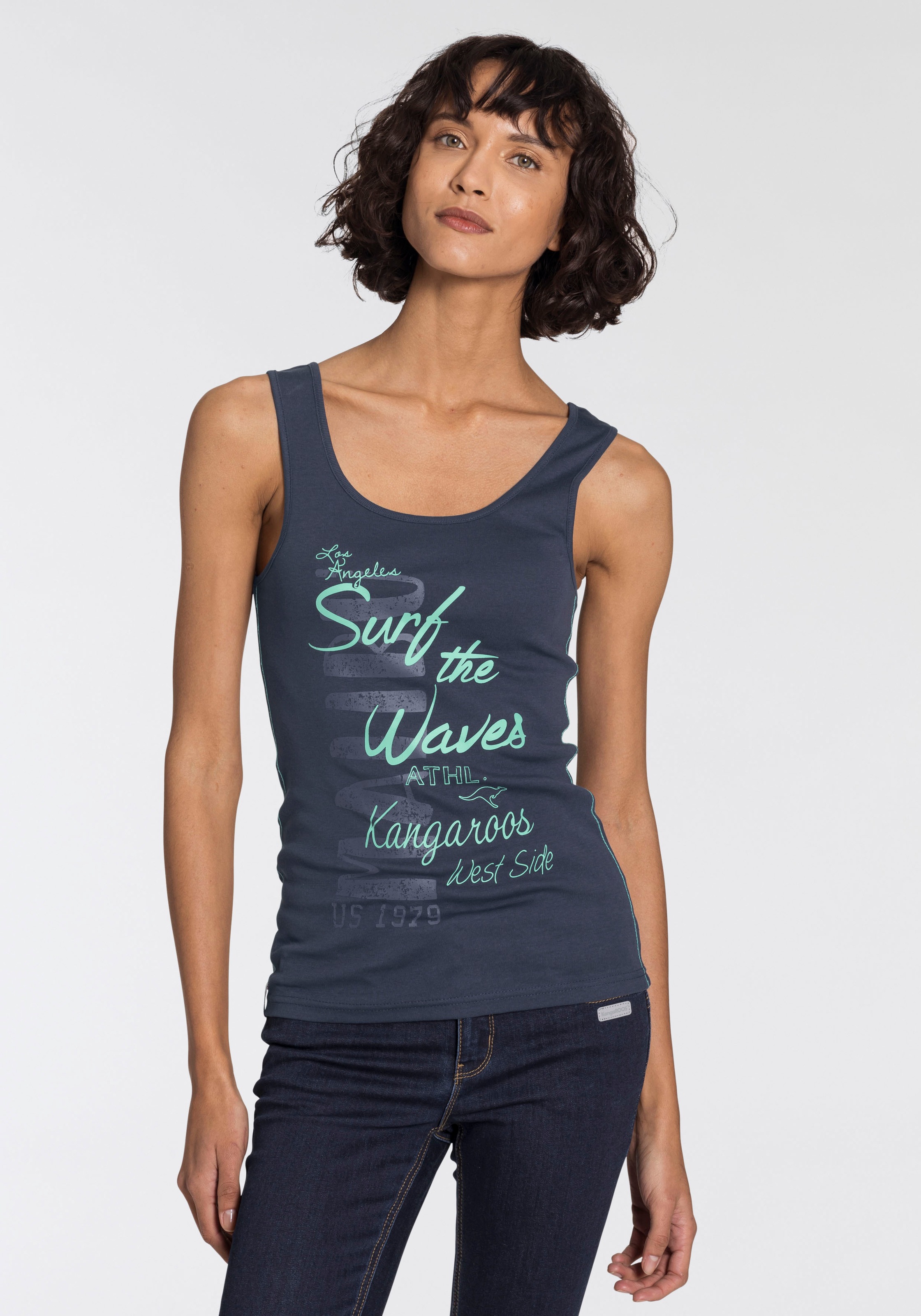 Image of KangaROOS Tanktop, mit "surf-life" Logo-Druck bei Ackermann Versand Schweiz