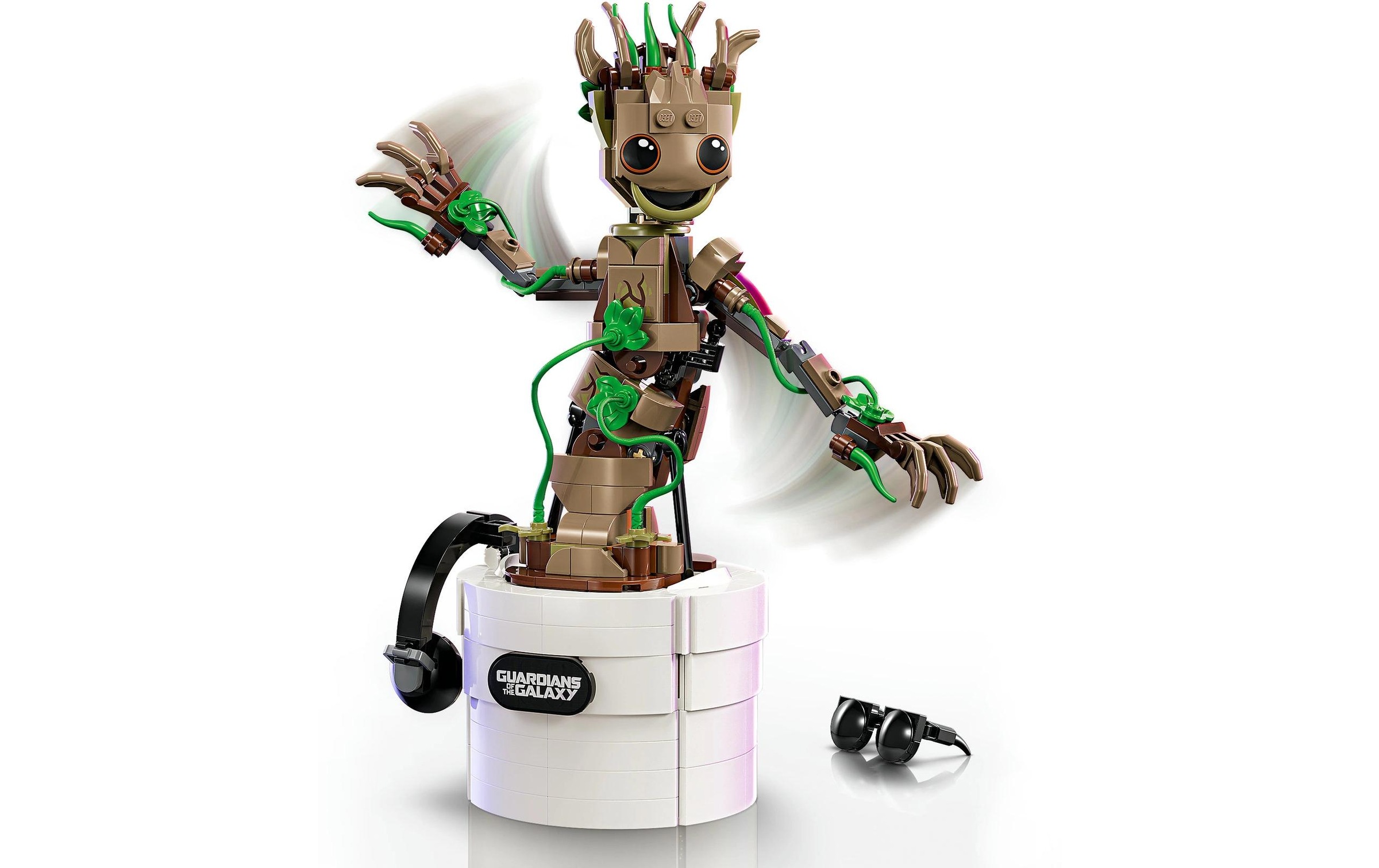 LEGO® Konstruktionsspielsteine »Marvel Tanzender Groot 76297«