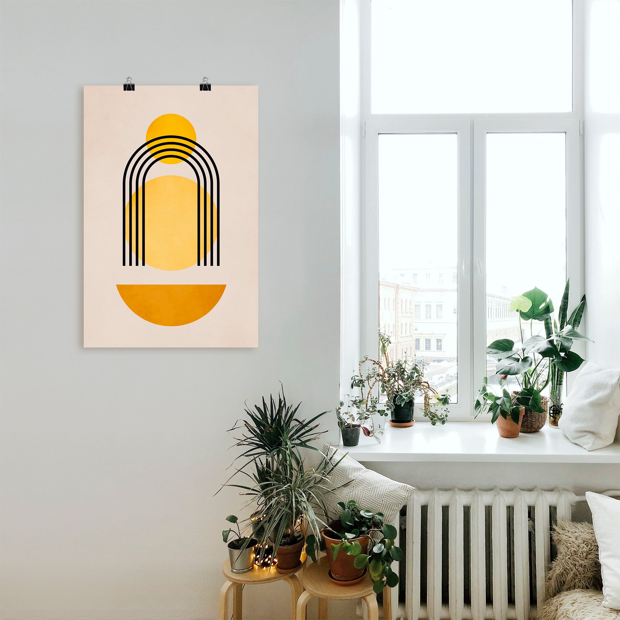 Artland Wandbild »Geometrica Nr. 5« Muster 1 Stk. tlg. als Leinwandbild, Poster in verschied. Grössen