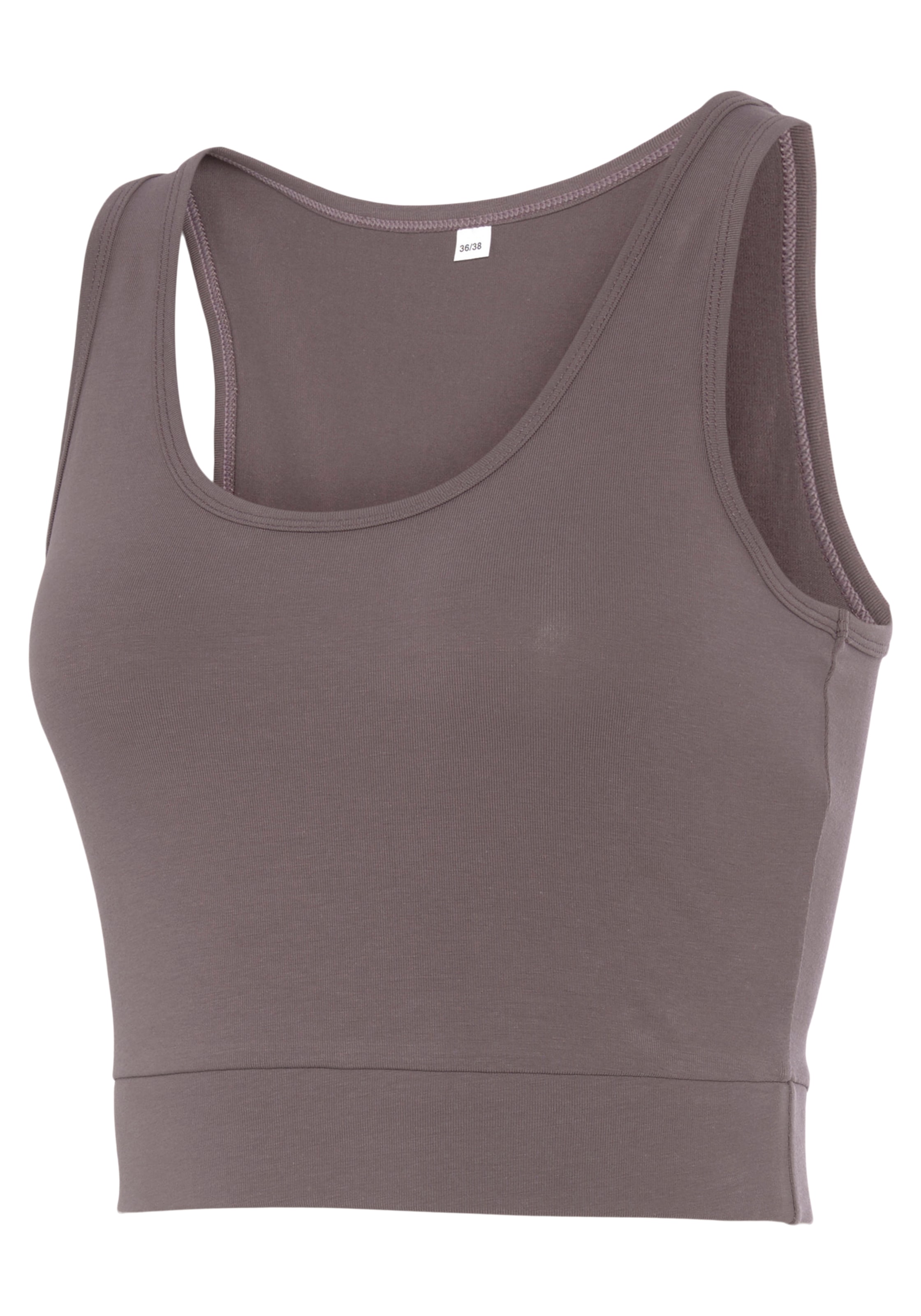 LASCANA ACTIVE Sporttop, Crop-Top mit breiten Trägern