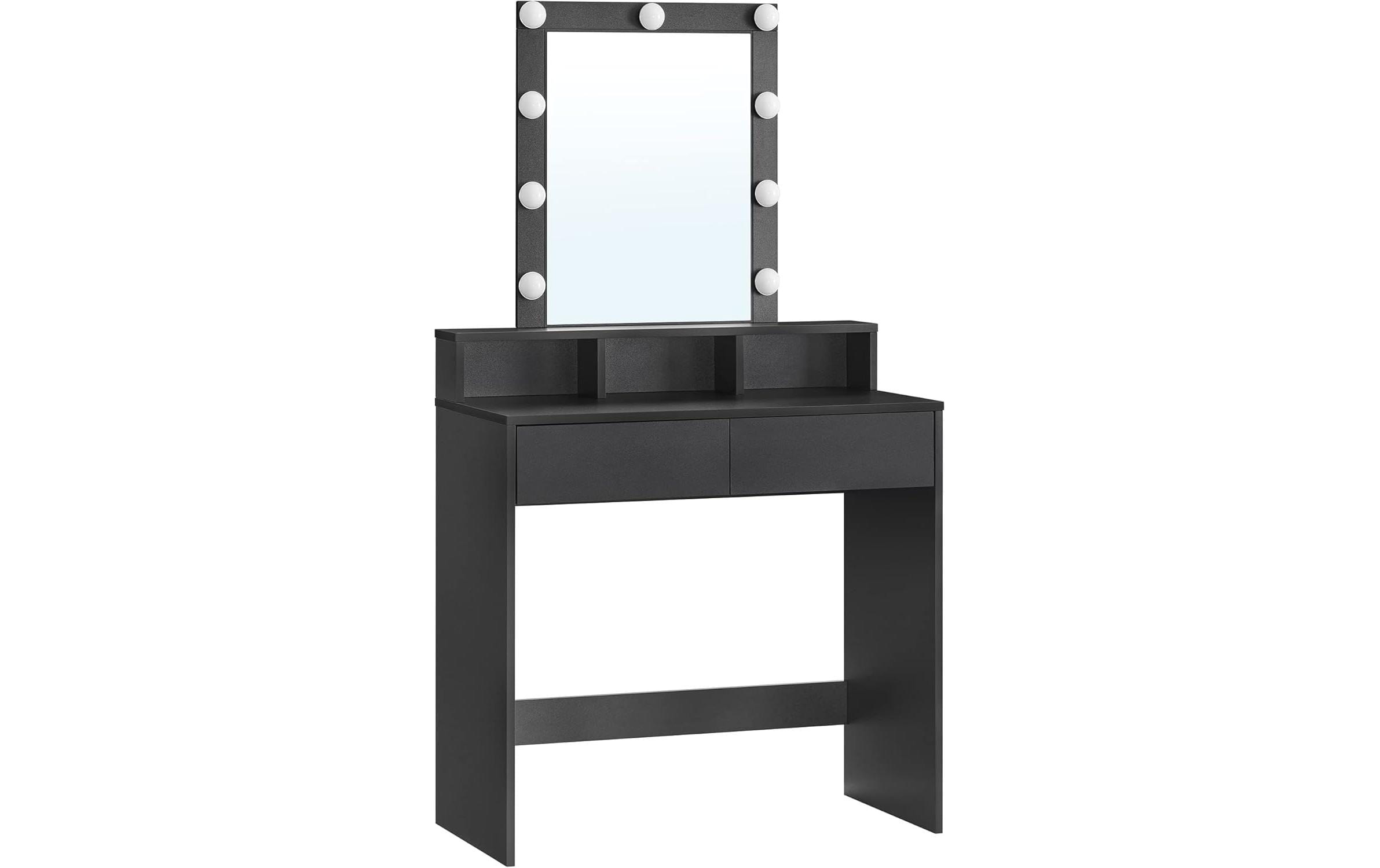 Image of VASAGLE Schminktisch "mit LED-Beleuchtung 80 x 40 x 145 cm"