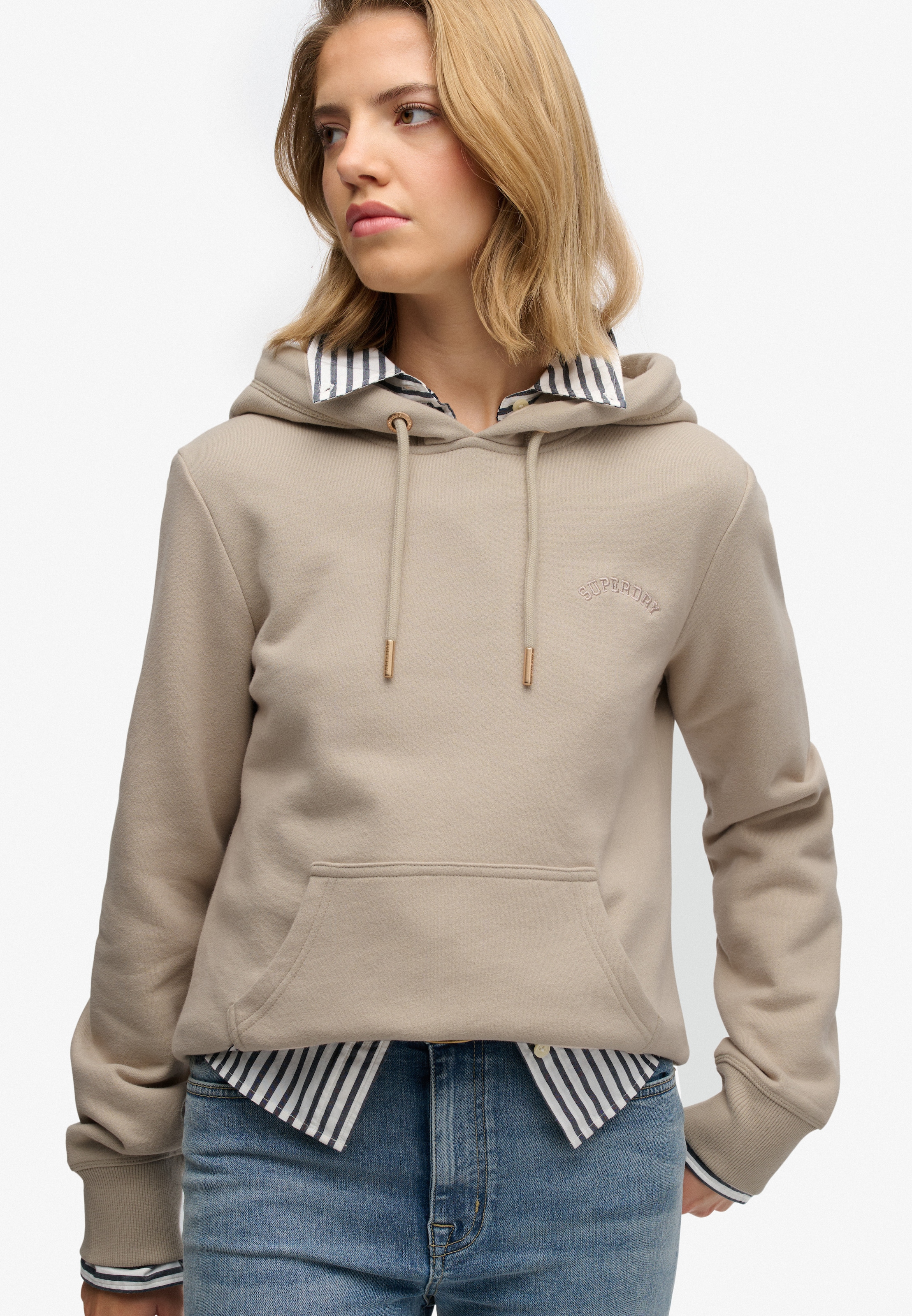 Image of Superdry Kapuzensweatshirt "Essential Logo Emb Hood Hb"