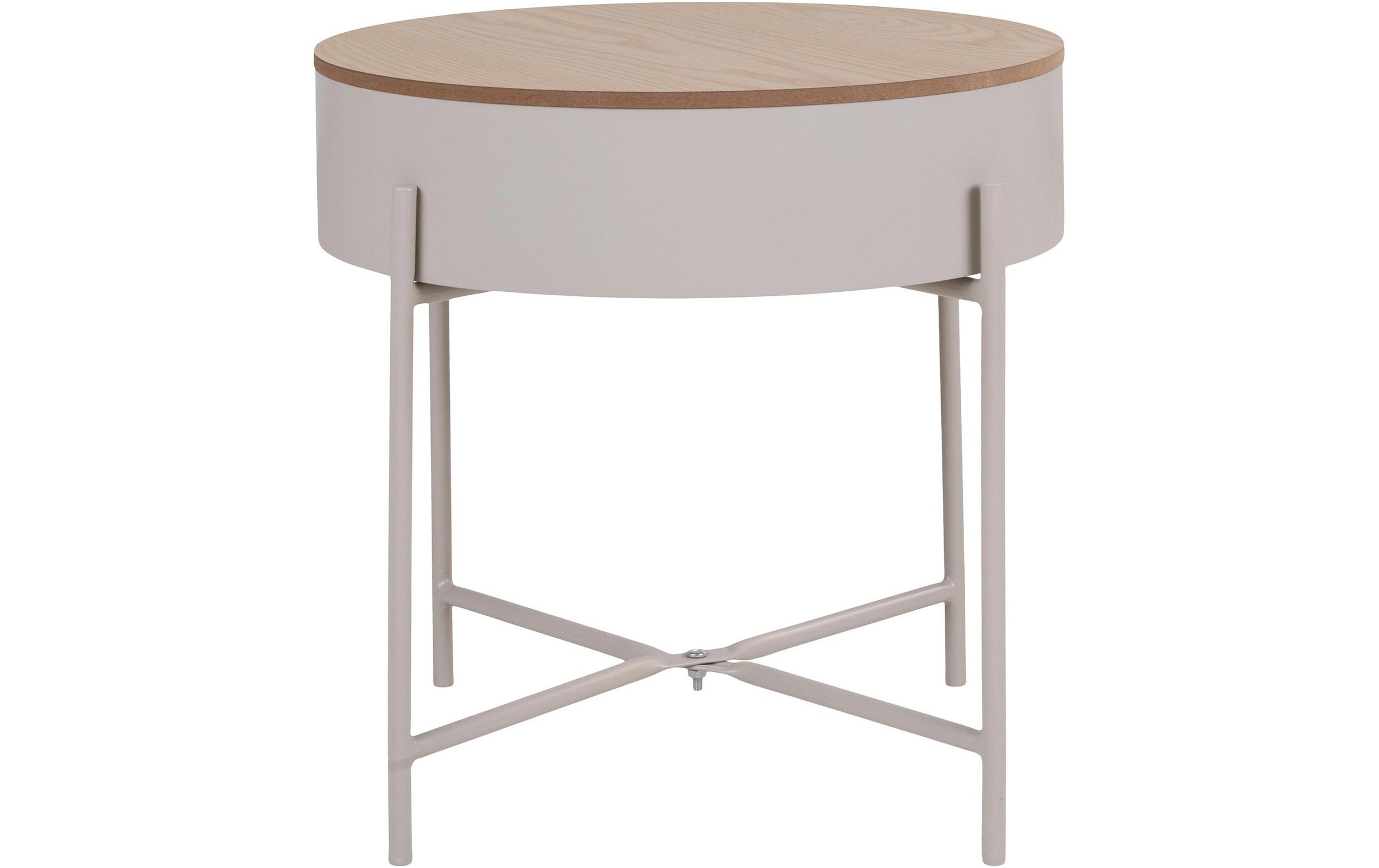 Image of House Nordic Beistelltisch "Beistelltisch Sisco Beige/Hellgrau"
