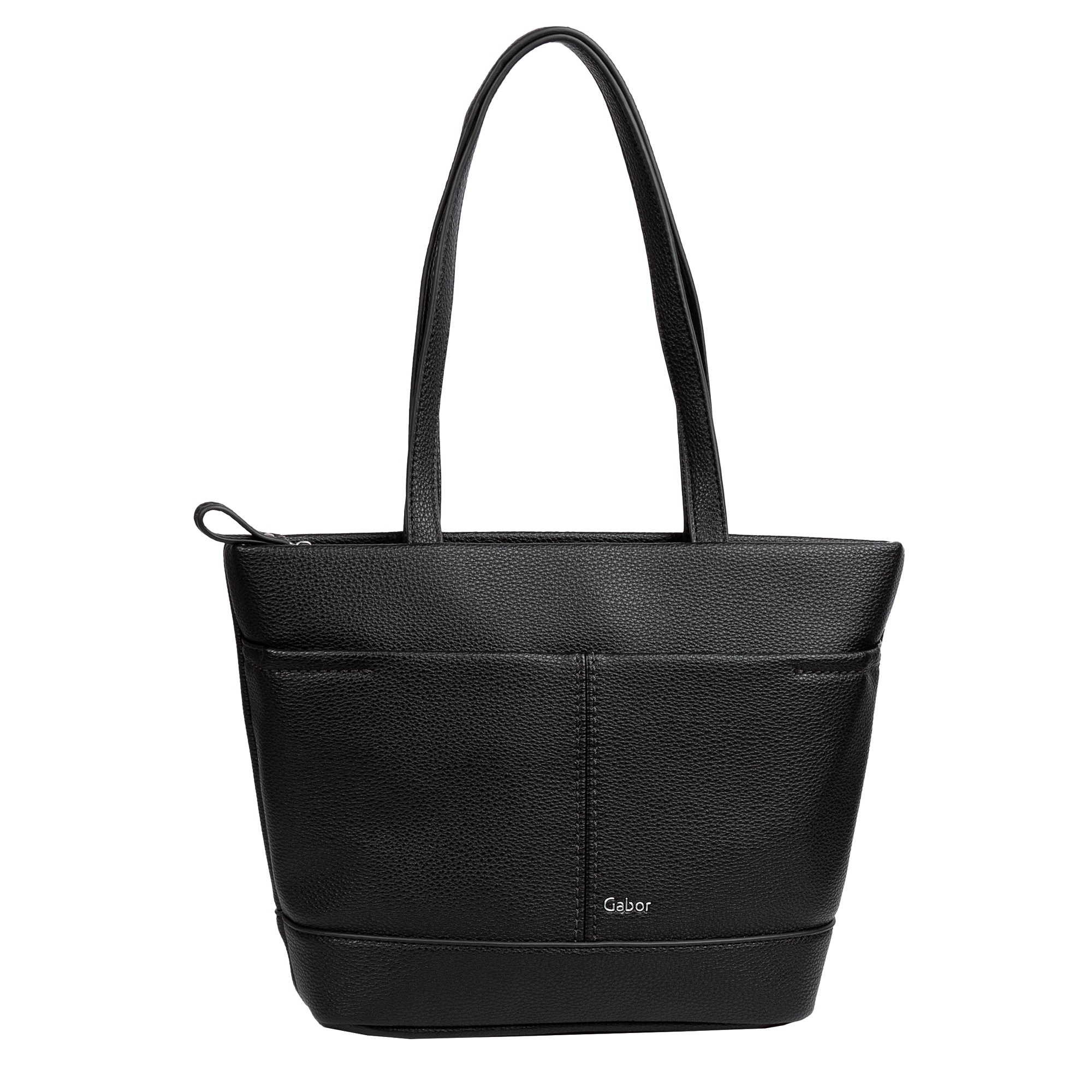 Image of Gabor Shopper "Lenea" aus recyceltem Polyurethan mit dekorativen Ziernähten