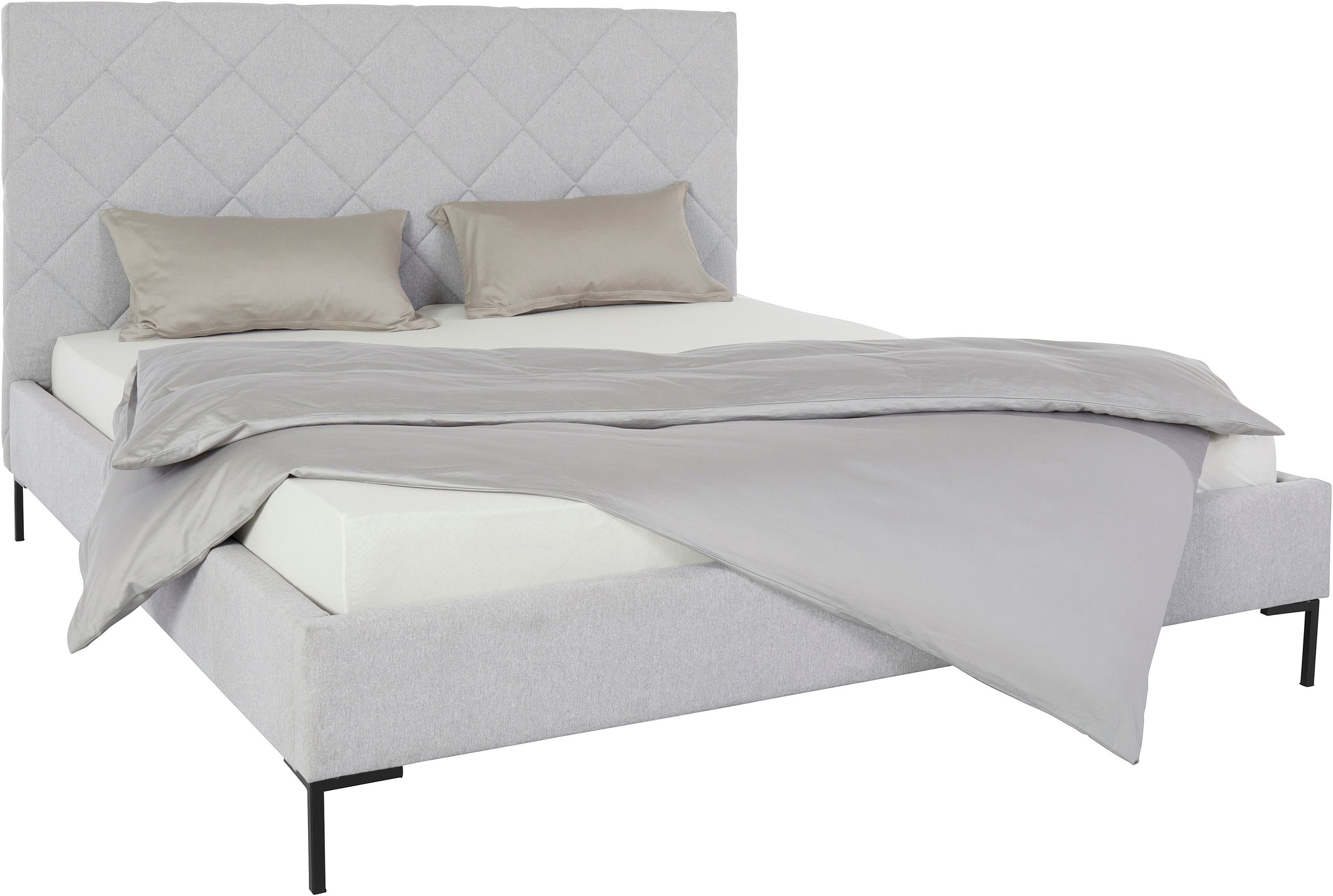 Guido Maria Kretschmer Home&Living Polsterbett »Charlott«, Modernes Polsterbett mit oder ohne Lattenrost