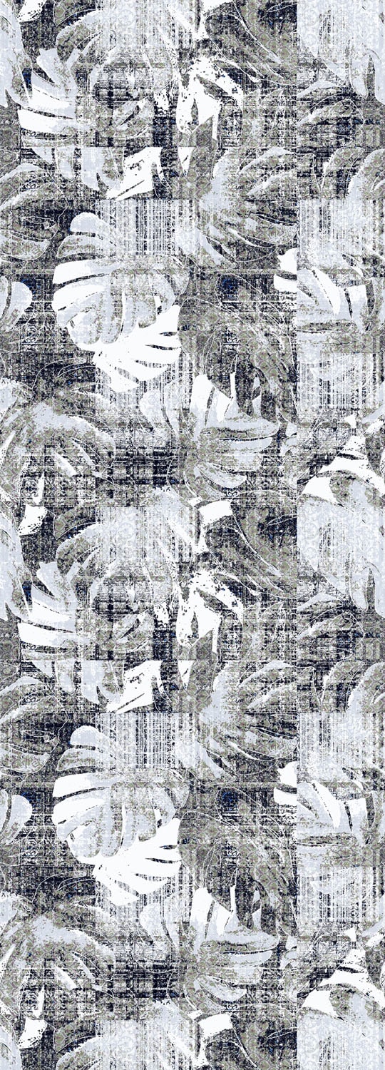 Image of queence Vinyltapete "Doddy" Motiv floral geblümt gemustert glatt 90x250cm, selbstklebend, kinderleichte Anbringung, Sticker