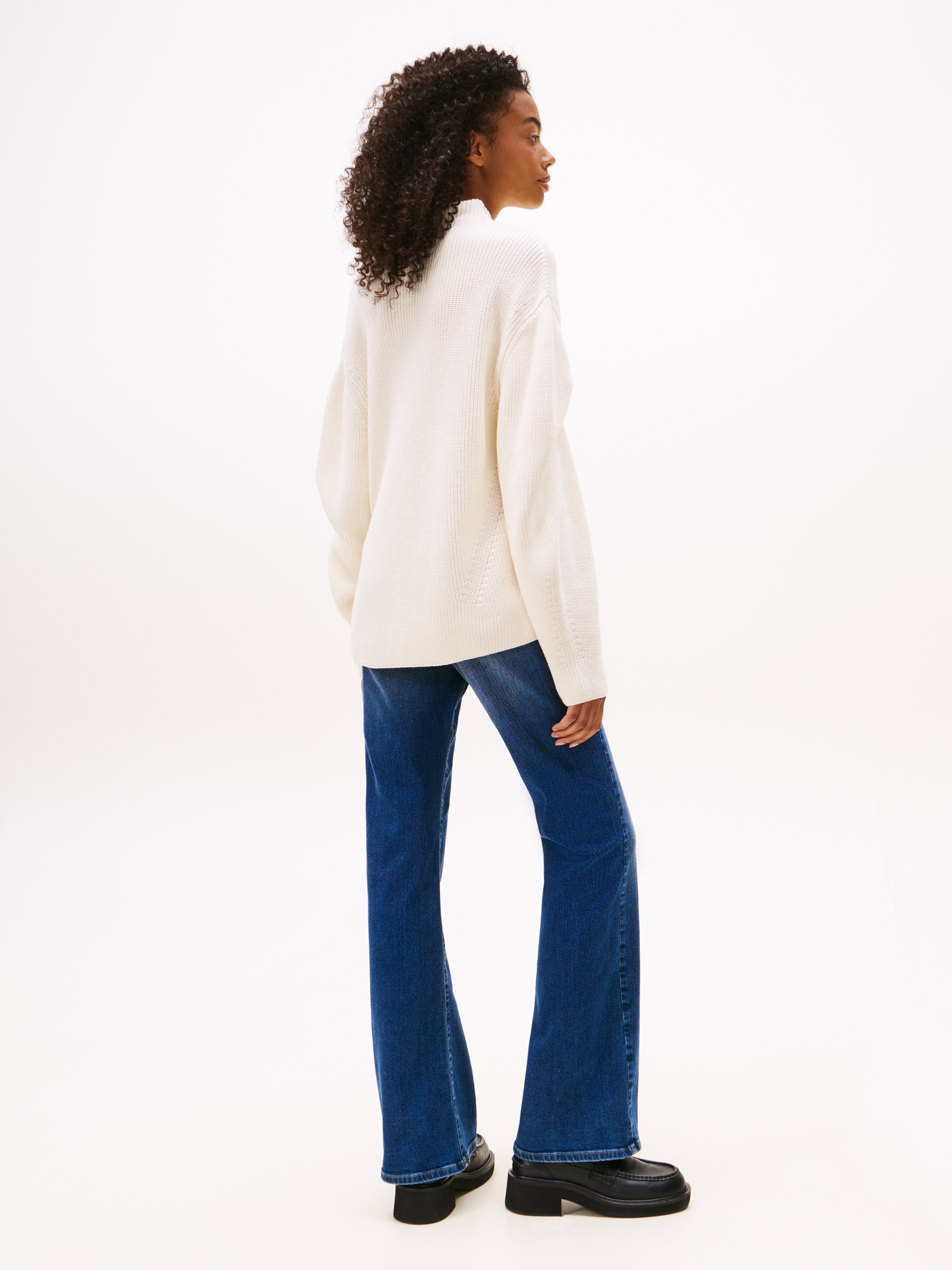Tommy Jeans Stehkragenpullover »TJW MOCKNECK BADGE SWEATER«