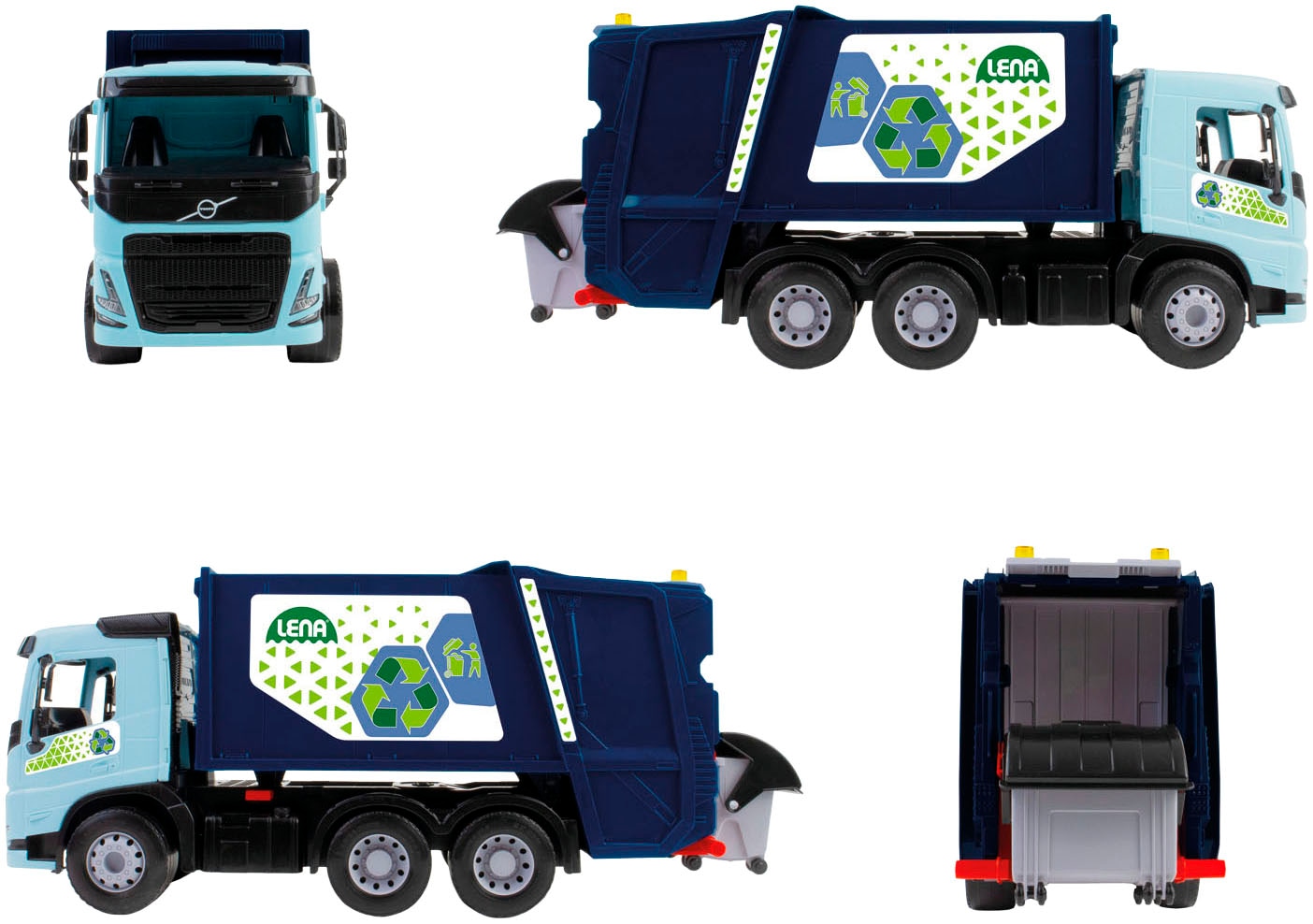 Lena® Spielzeug-Müllwagen »Worxx Müllwagen Volvo FMX« Made in Europe
