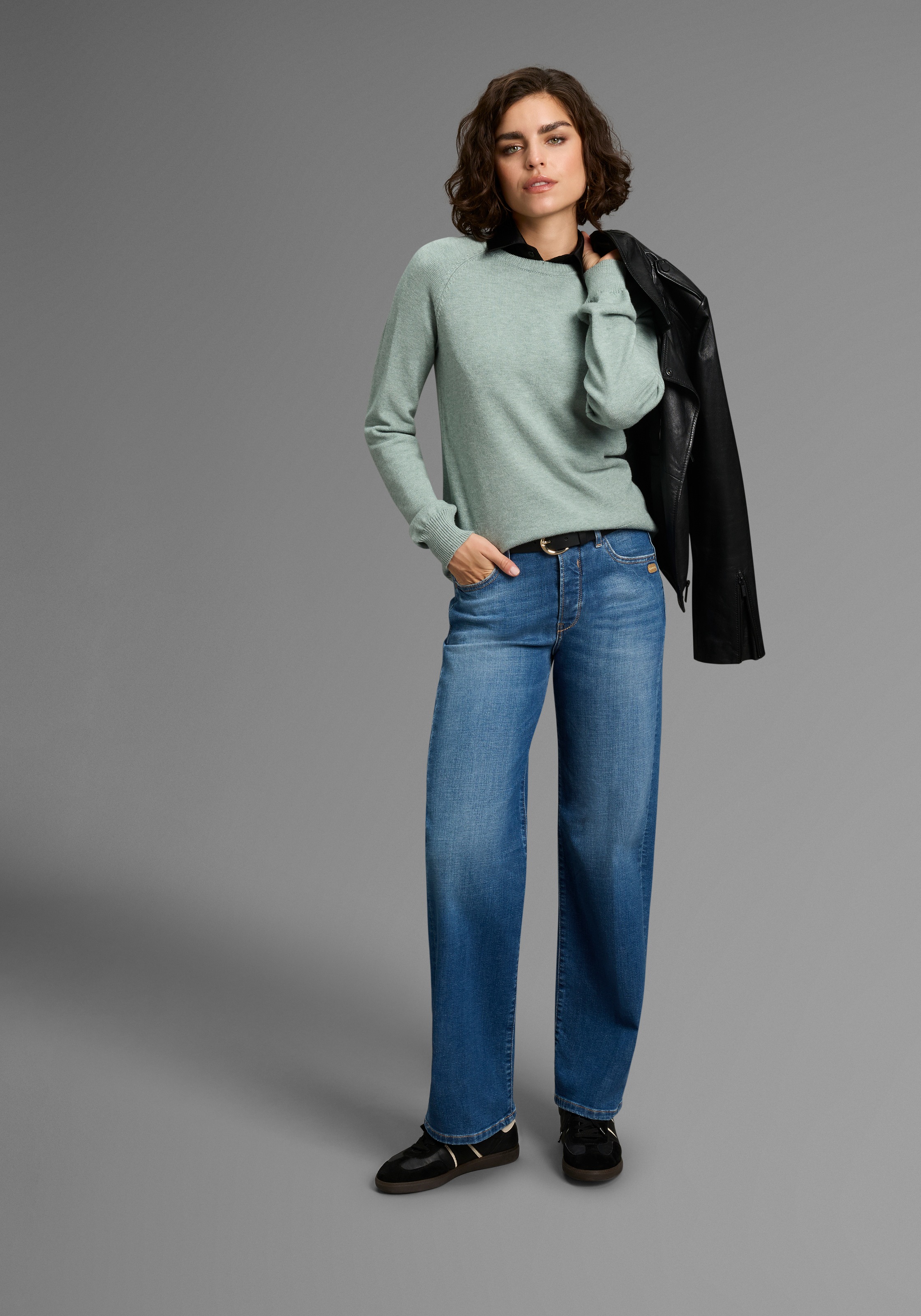 Laura Scott Strickpullover, mit Rippkragen - NEUE KOLLEKTION