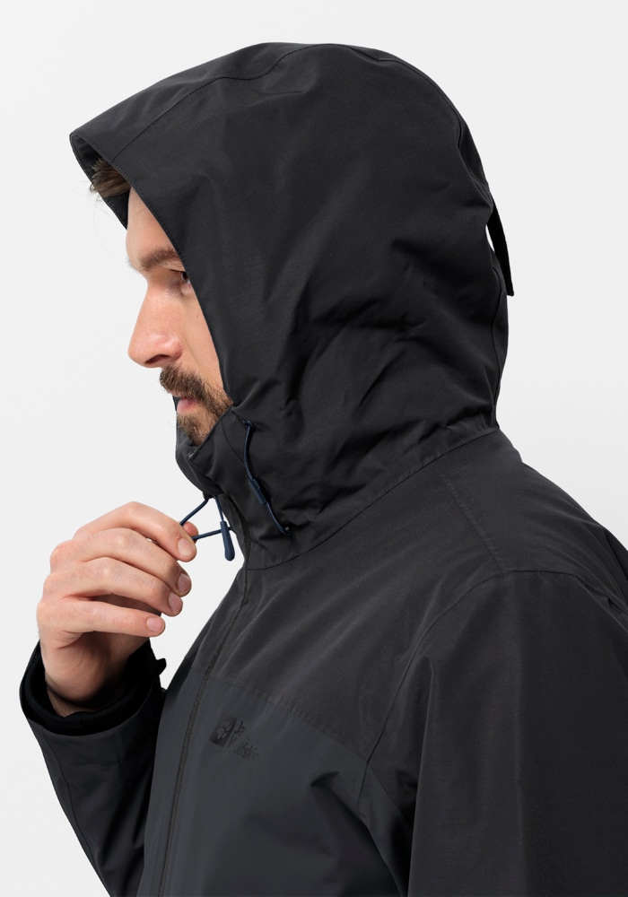Jack Wolfskin 3-in-1-Funktionsjacke »GLAABACH 3IN1 JKT M«, mit Kapuze