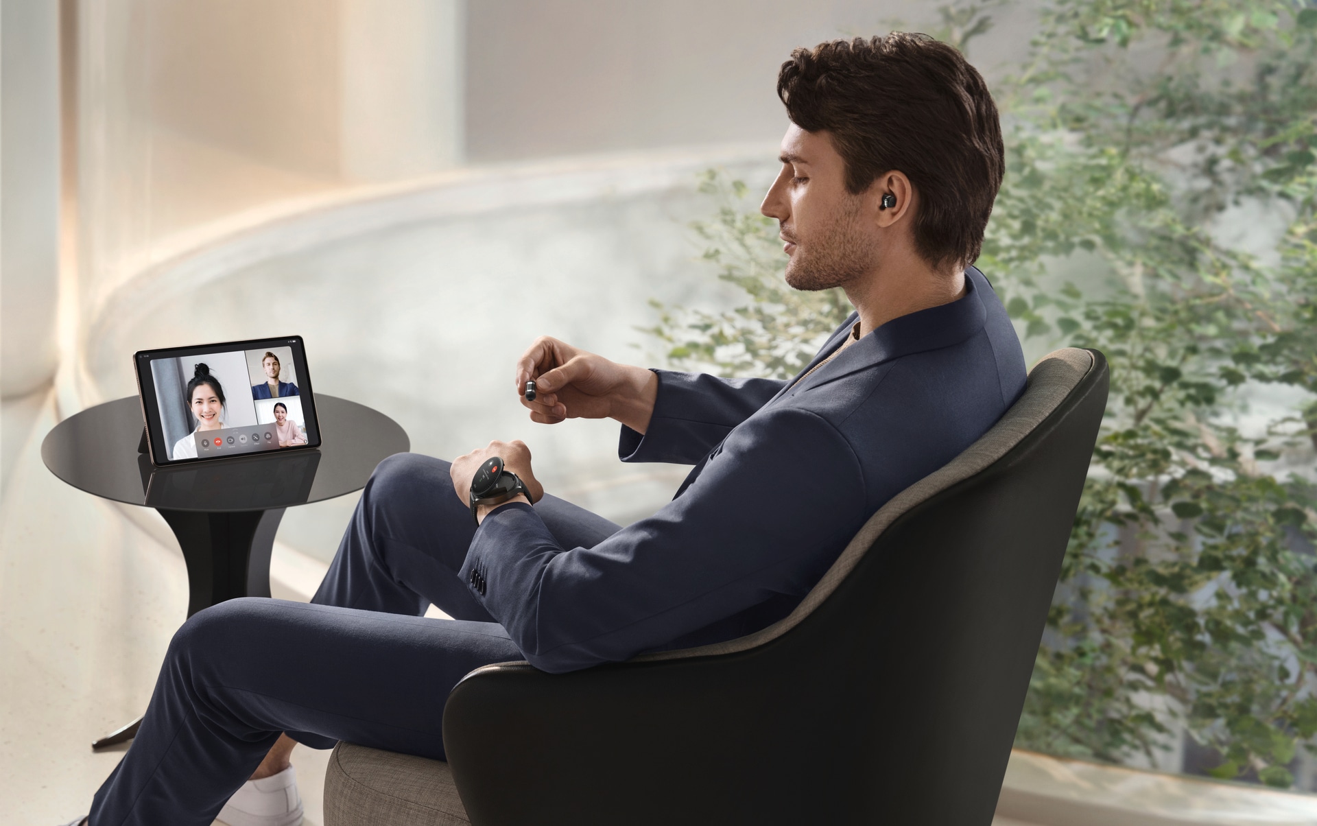 Huawei Smartwatch »WATCH Buds«, (3,66 cm / 1,43 Zoll), Proprietär, Kopfhörer und Smartwatch in Einem