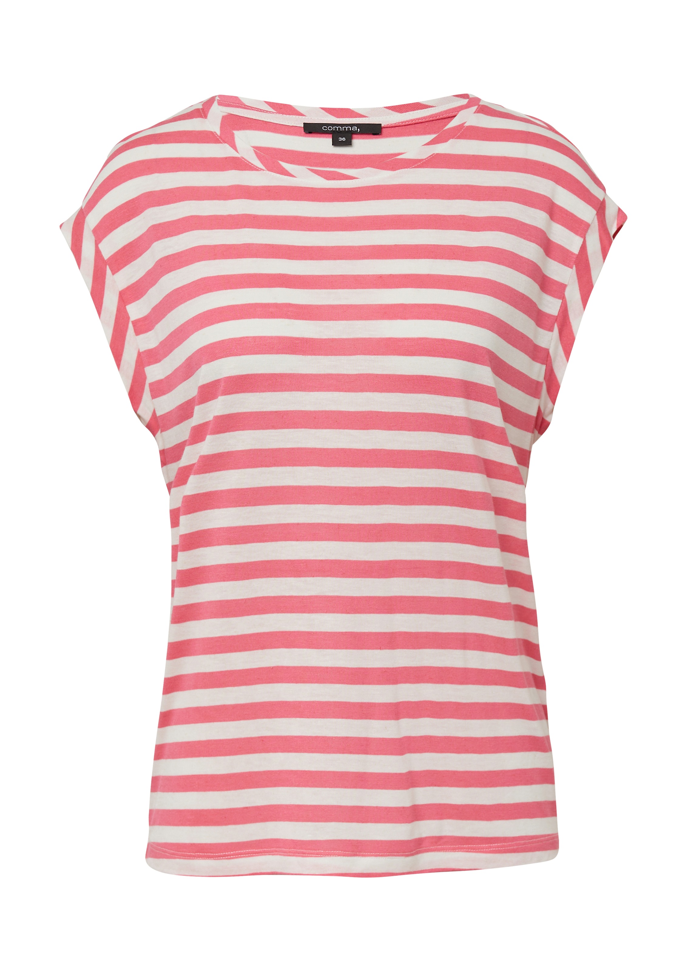 Comma T-shirt avec motif à rayures