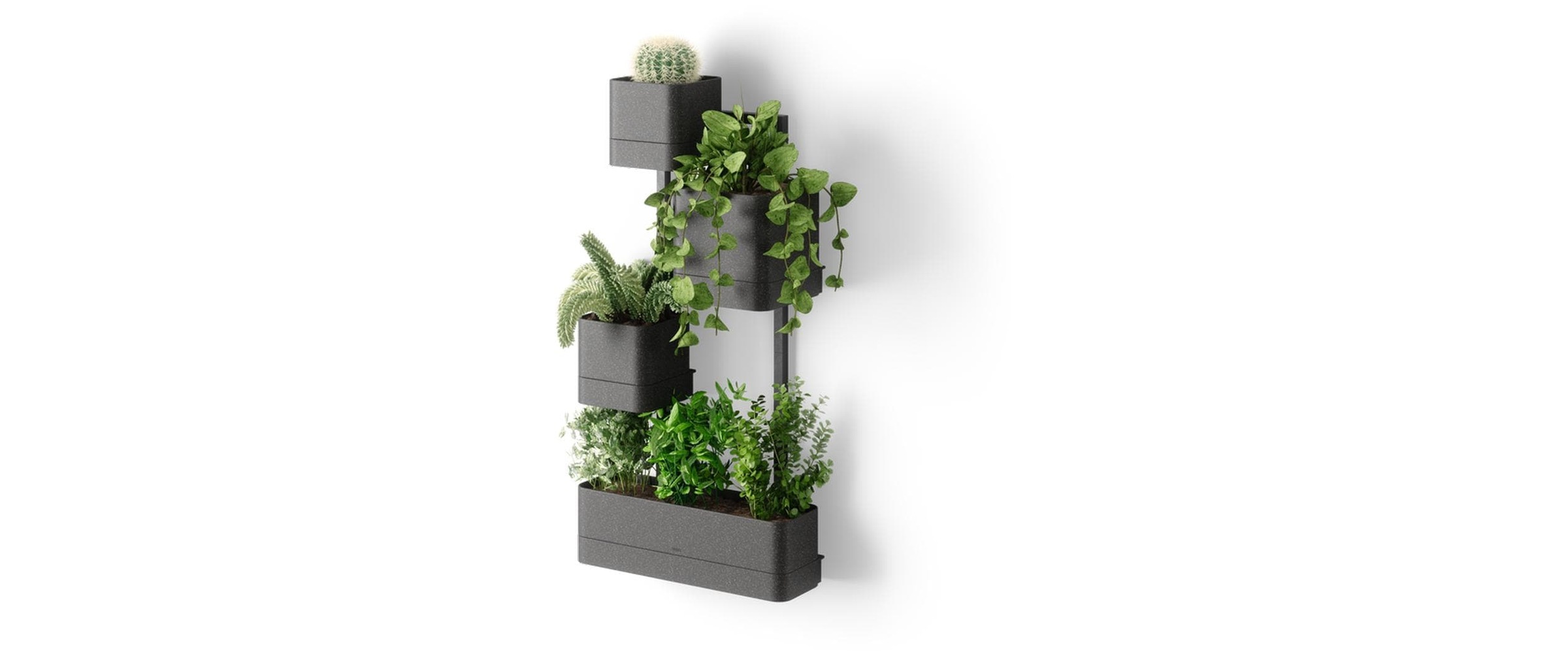 Image of Umbra Blumentopf "Cubiko 41 x 21 x 23 cm, Schwarz"