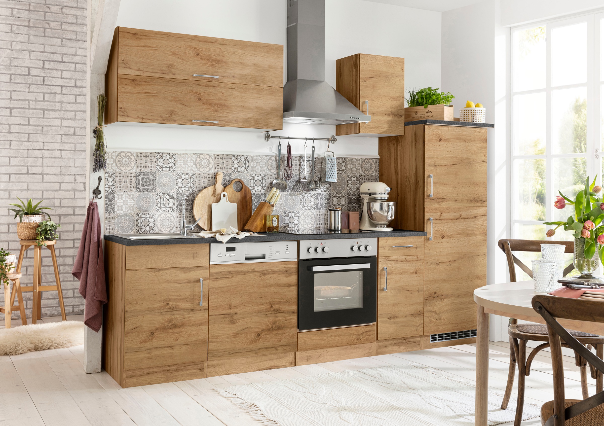 KOCHSTATION Kitchenette »KS-Colmar« sans appareils électriques, largeur 270 cm