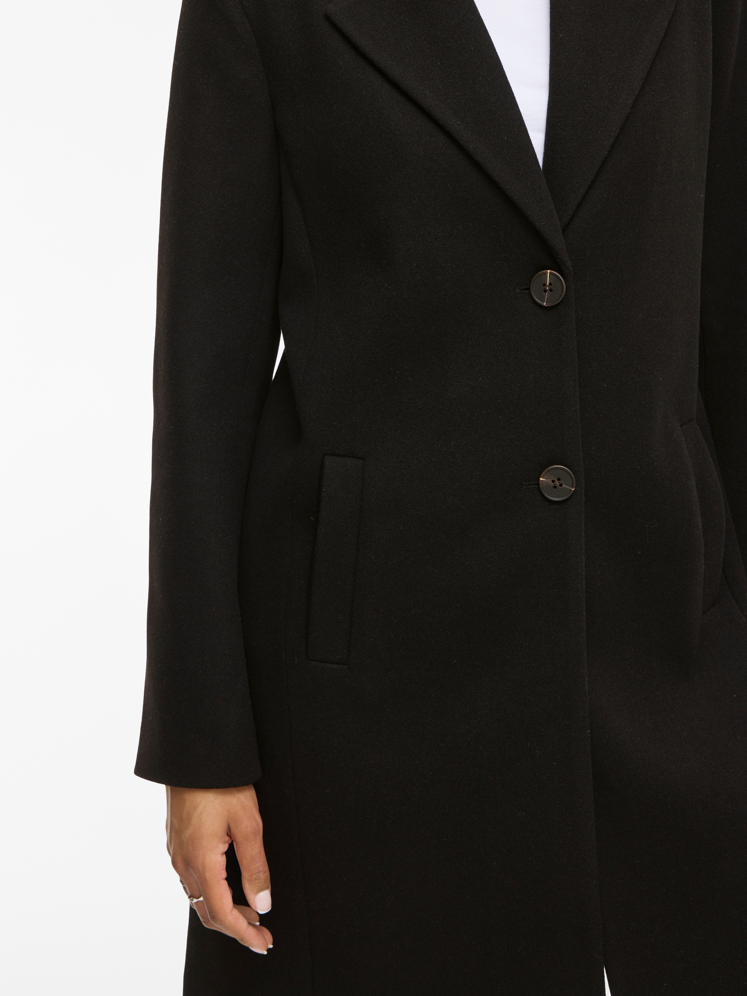 Vila Kurzmantel »VICLAUDIA BUTTON COAT - NOOS«