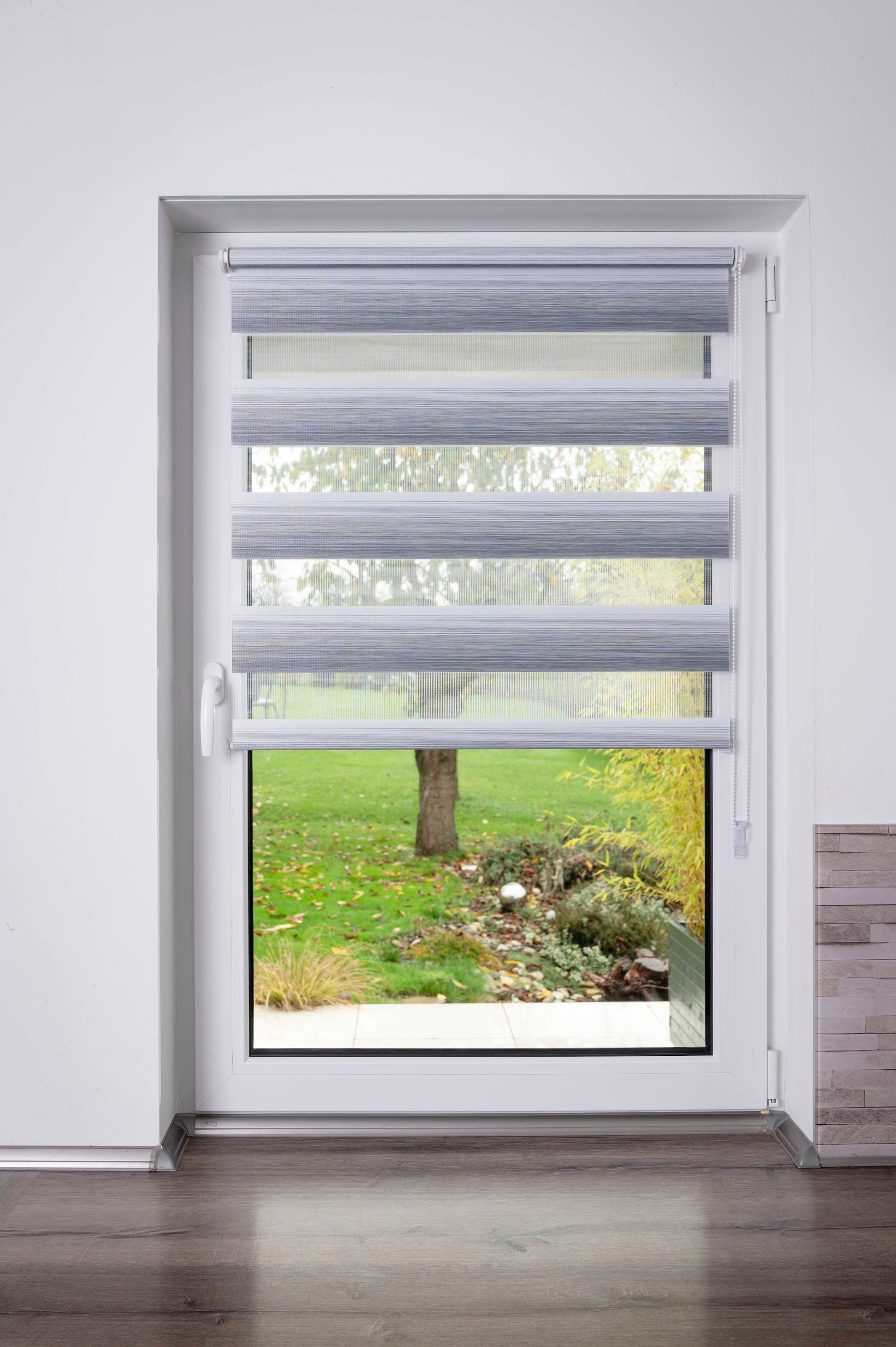 K-HOME Store double »mit schönen Farbverlauf« protection contre la lumière Aucun perçage requis suspendu librement