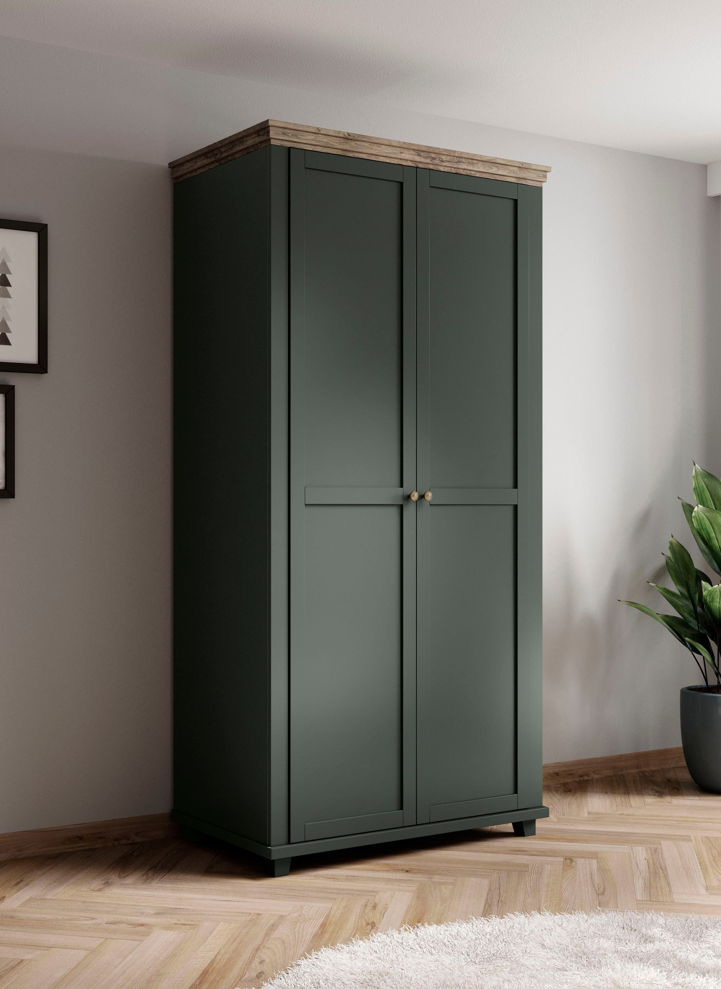 Image of Home affaire Kleiderschrank "Evora" 2-türig, 108cm breit