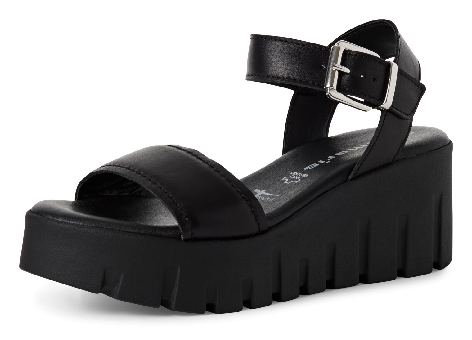 Image of Tamaris Keilsandalette Sommerschuh, Riemchensandale mit modischer Plateausohle