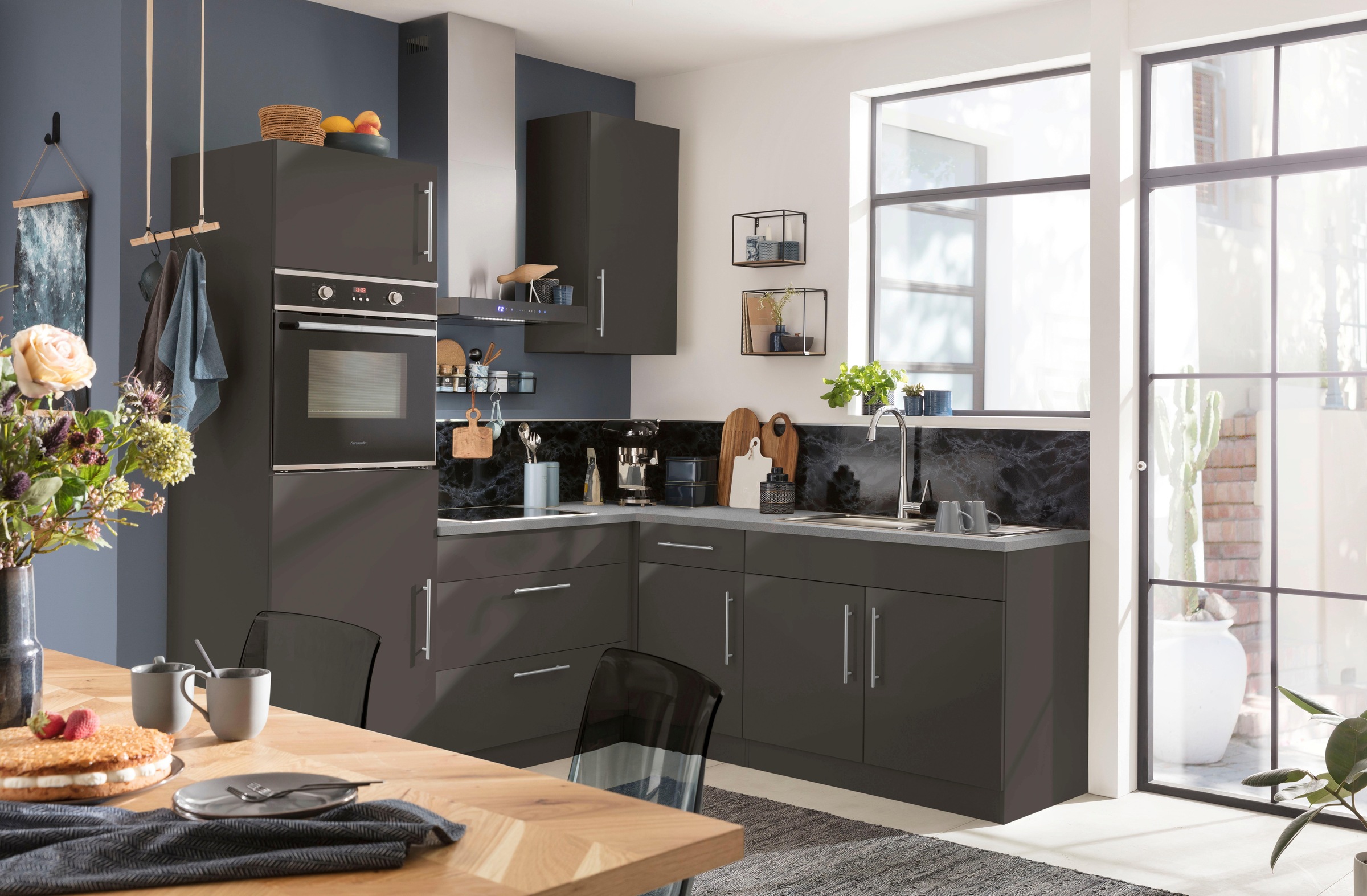 wiho Küchen Spülenschrank "Cali" 100 cm breit, ohne Arbeitsplatte