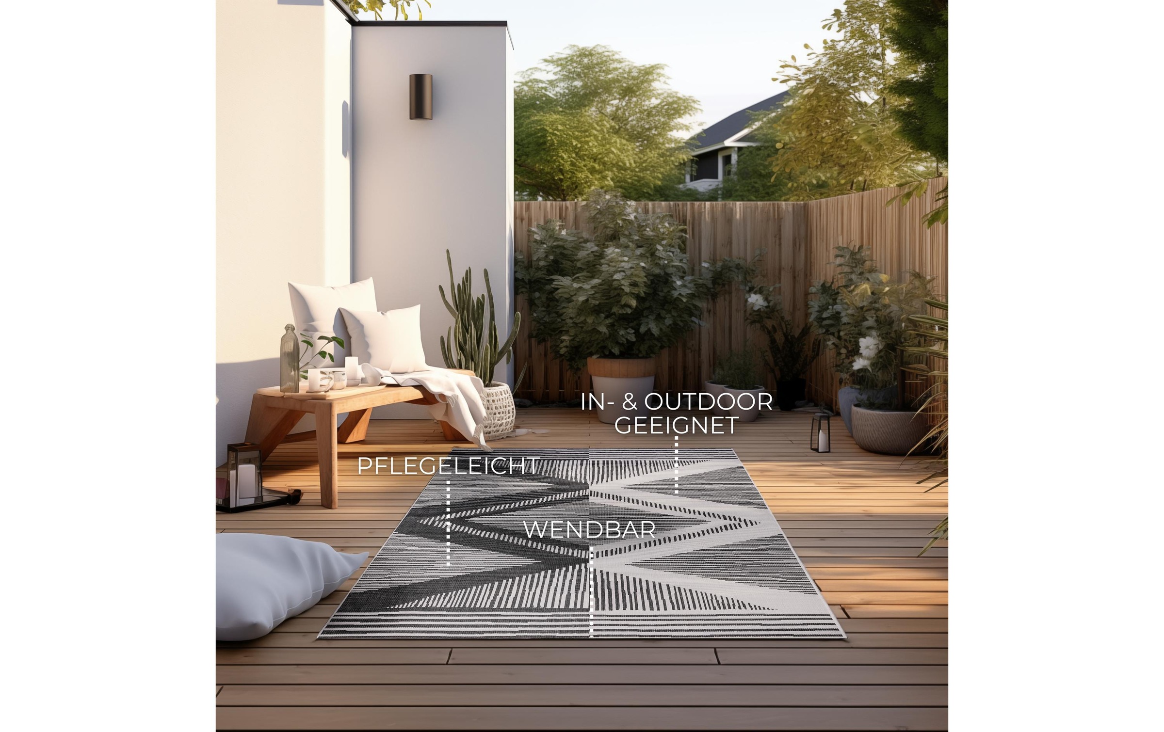 ELLE DECORATION Teppich »Rhombus 120 x 170 cm«