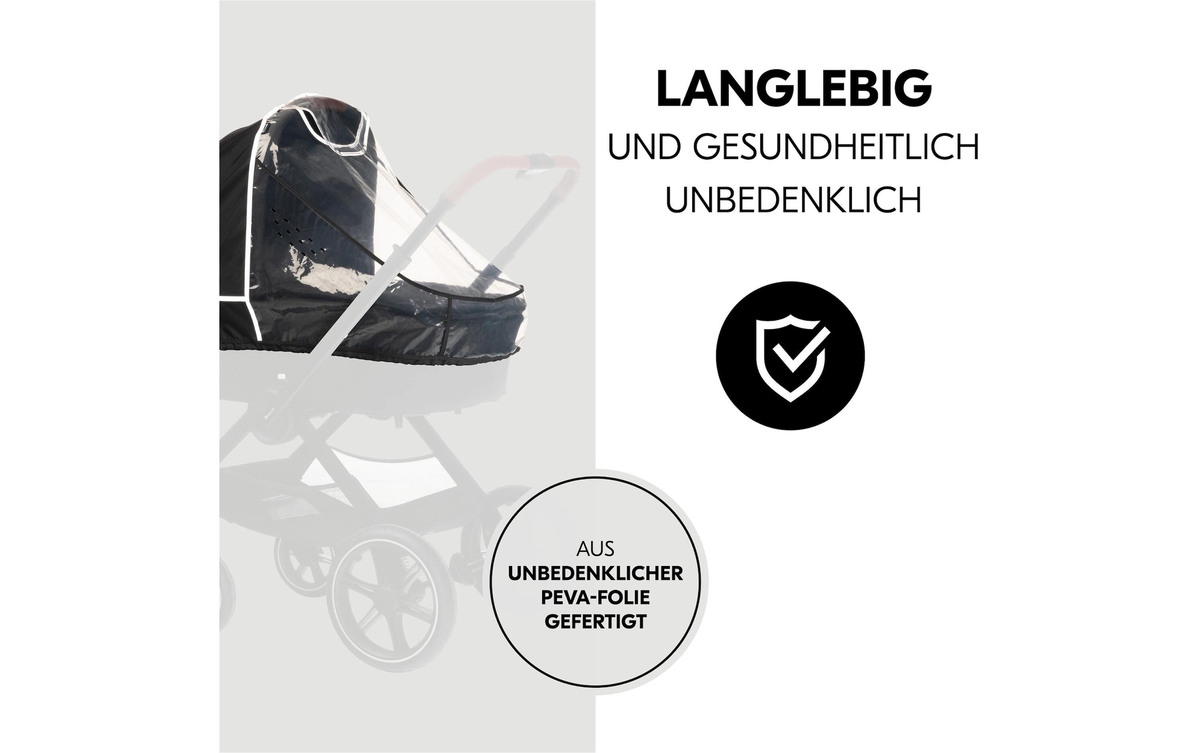 Hauck Housse de pluie pour poussette »Carrycot Raincover«