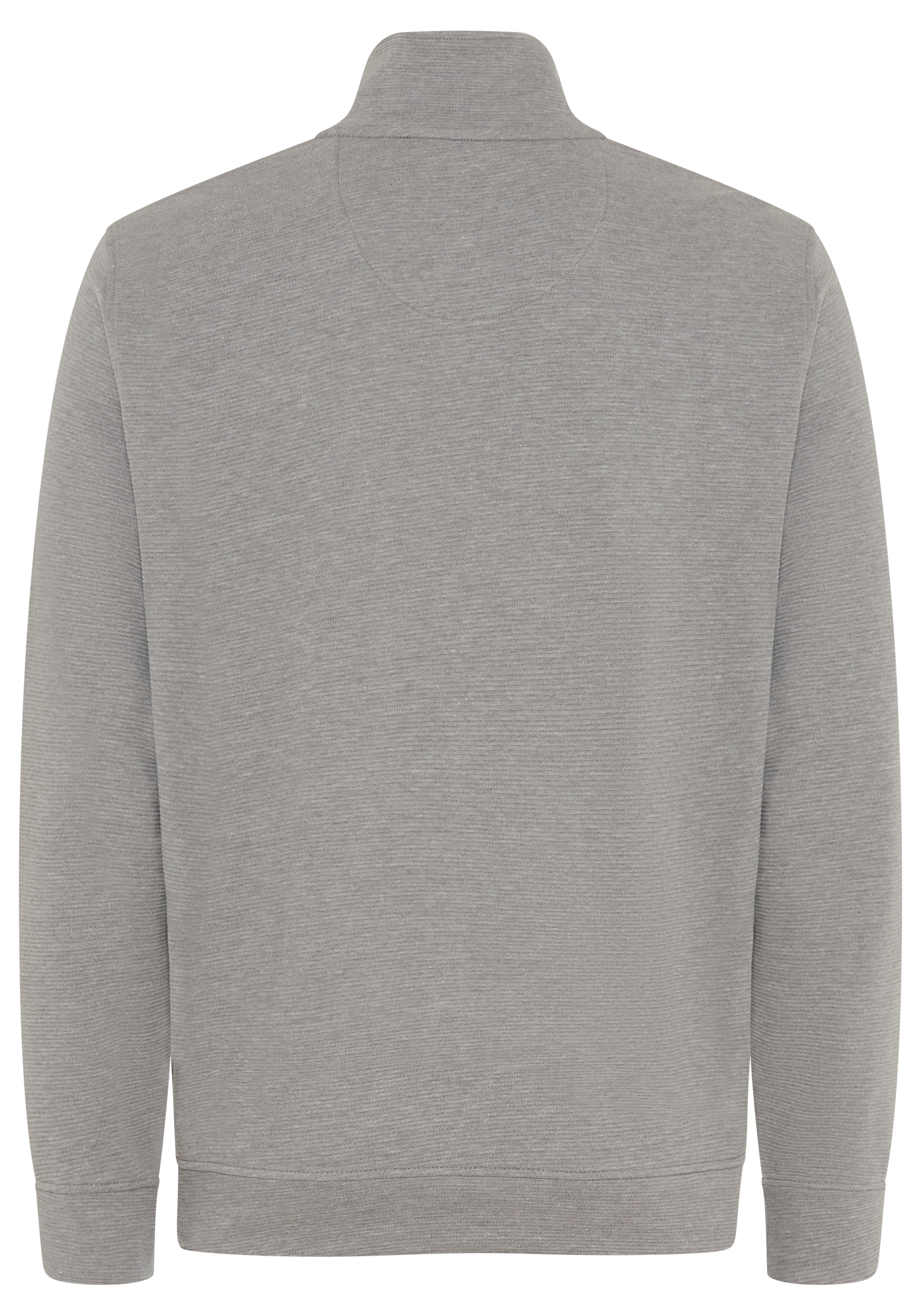 Man's World Veste sweat avec col montant, manches longues